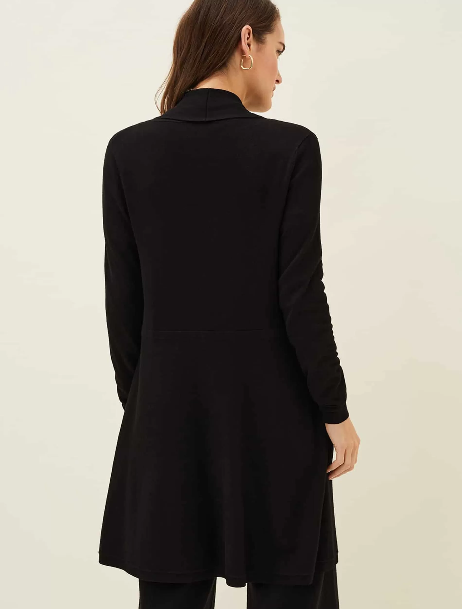 Phase Eight Louise Longline Cardigan Black Store