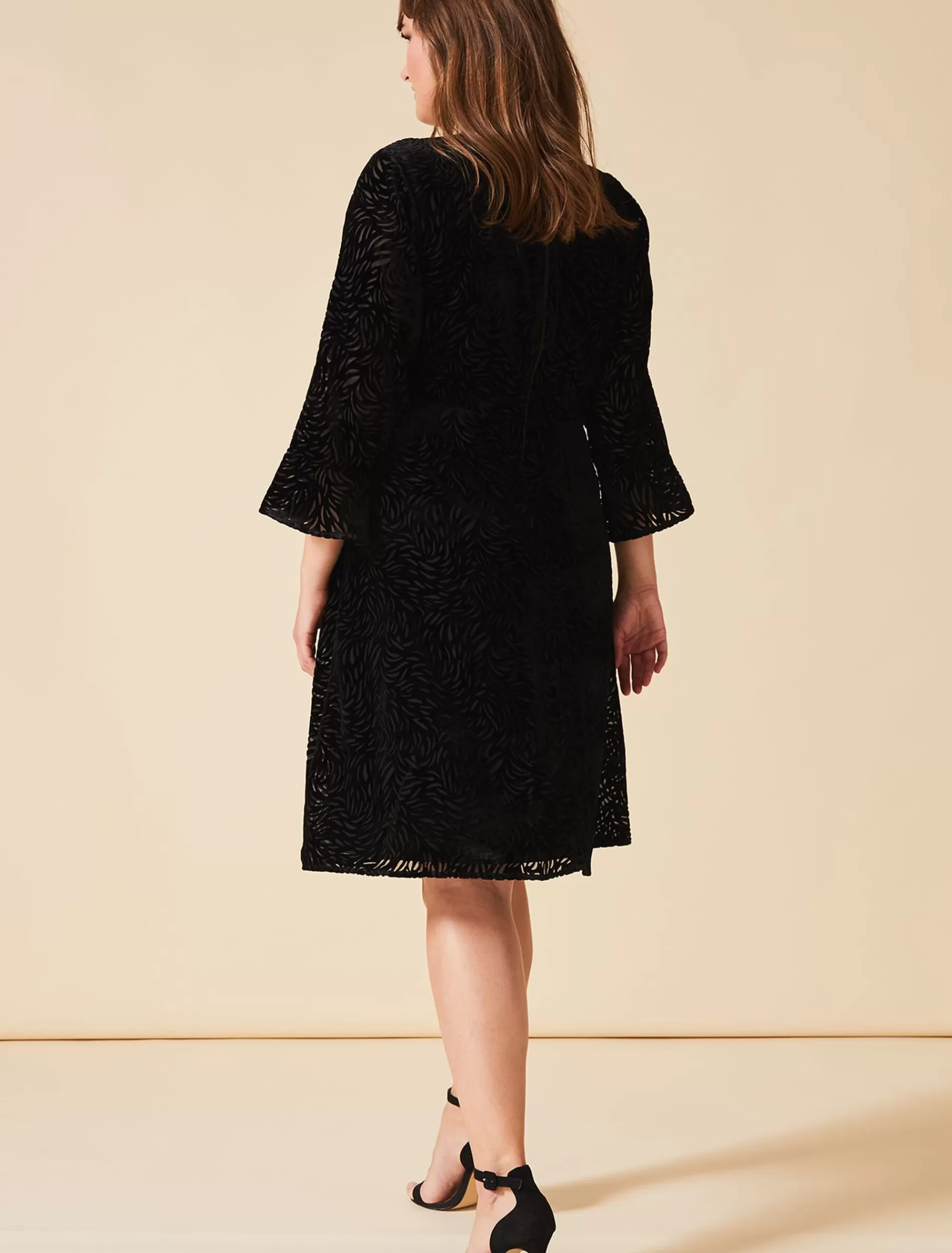 Phase Eight Lucia Velvet Dress Black Shop