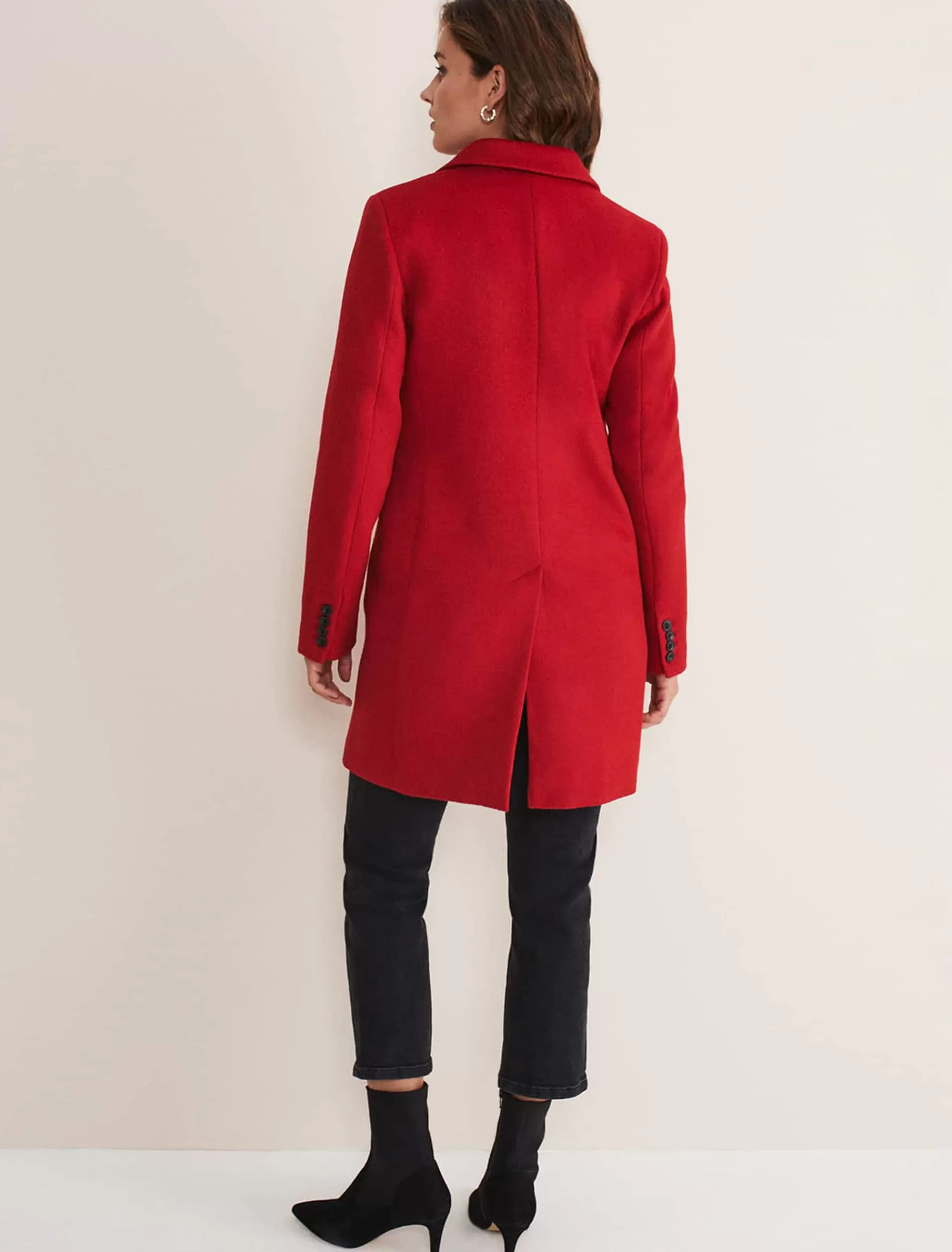 Phase Eight Lydia Wool Coat Red Sale