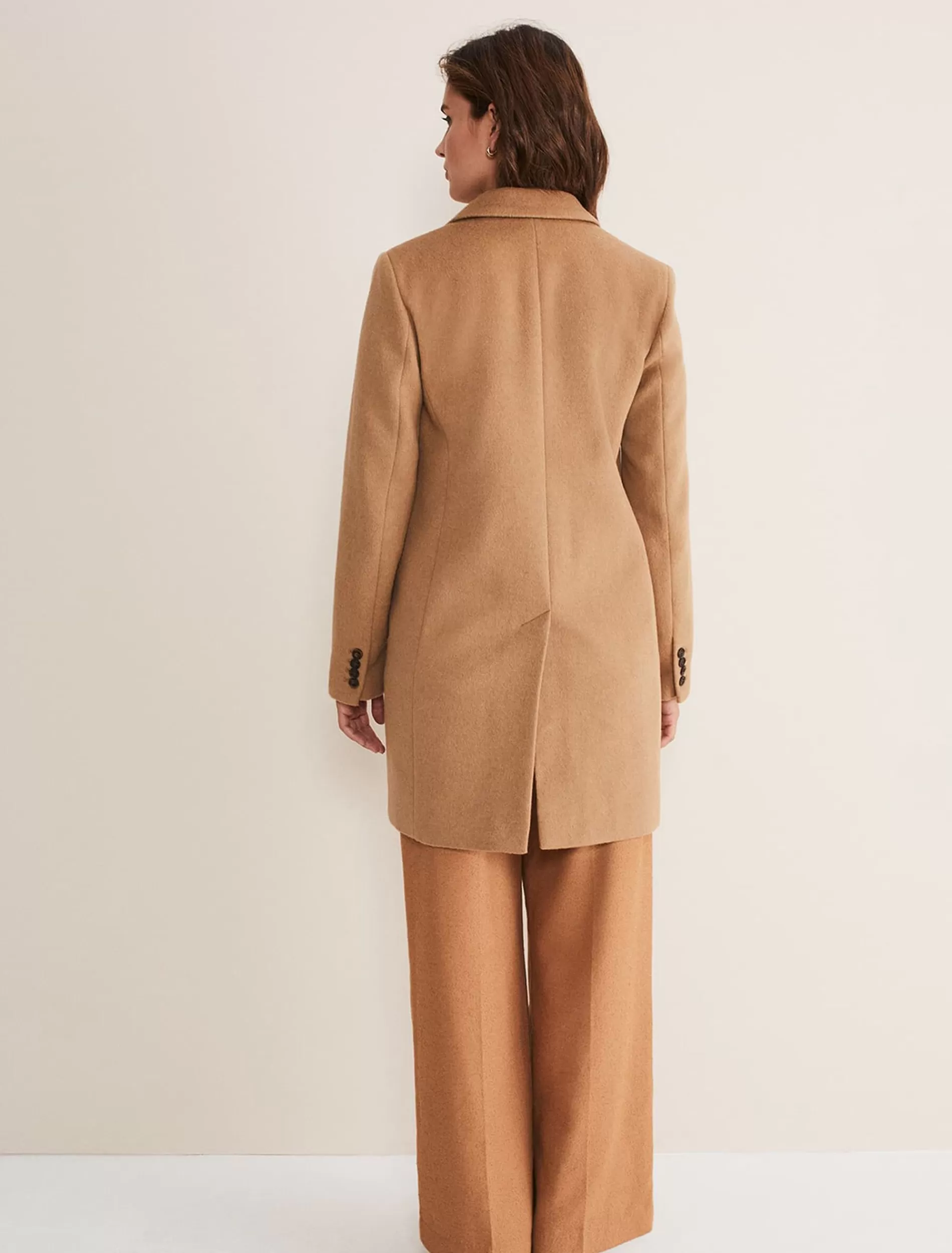 Phase Eight Lydia Wool Coat Camel Sale