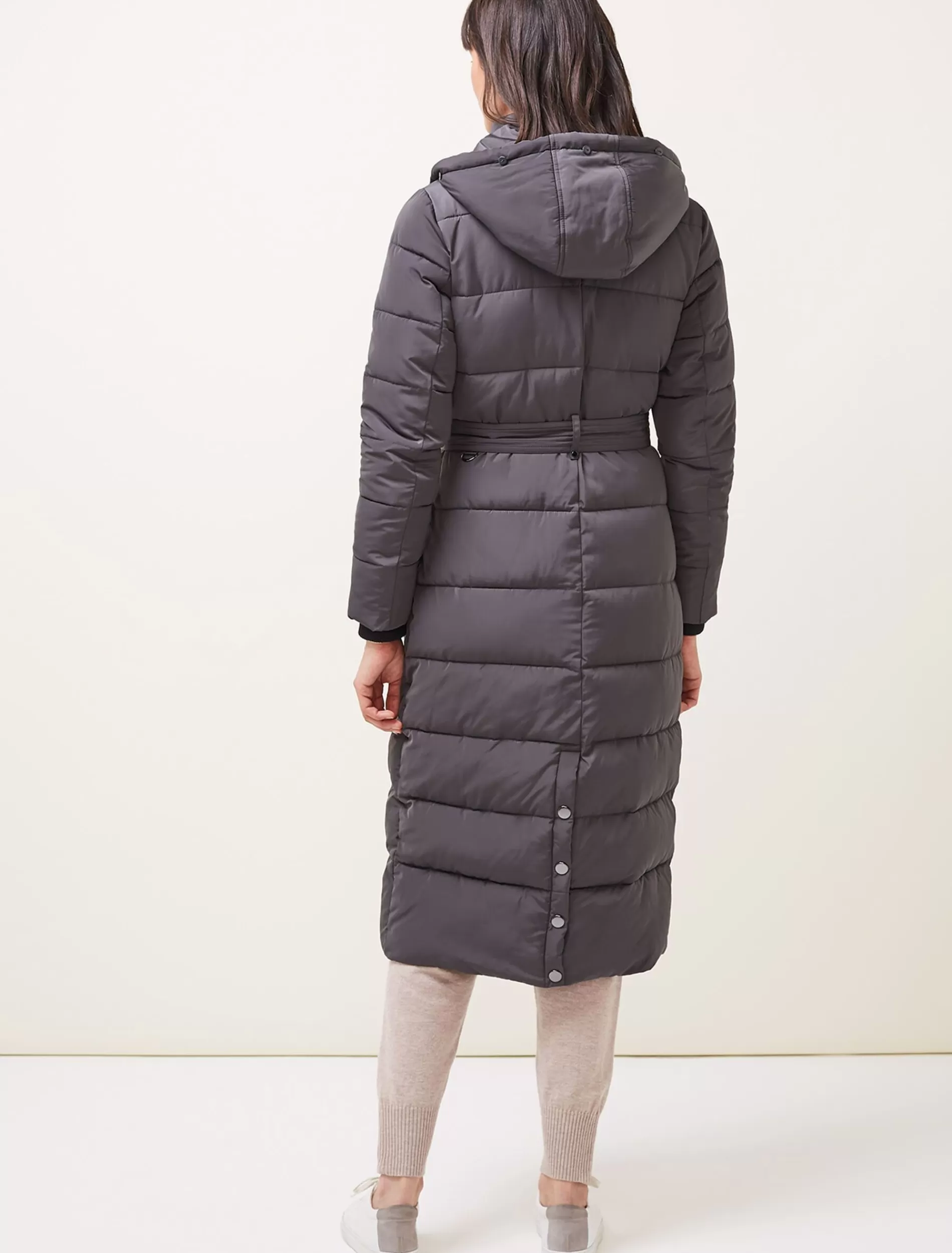 Phase Eight Mabel Maxi Puffer Coat Charcoal Clearance