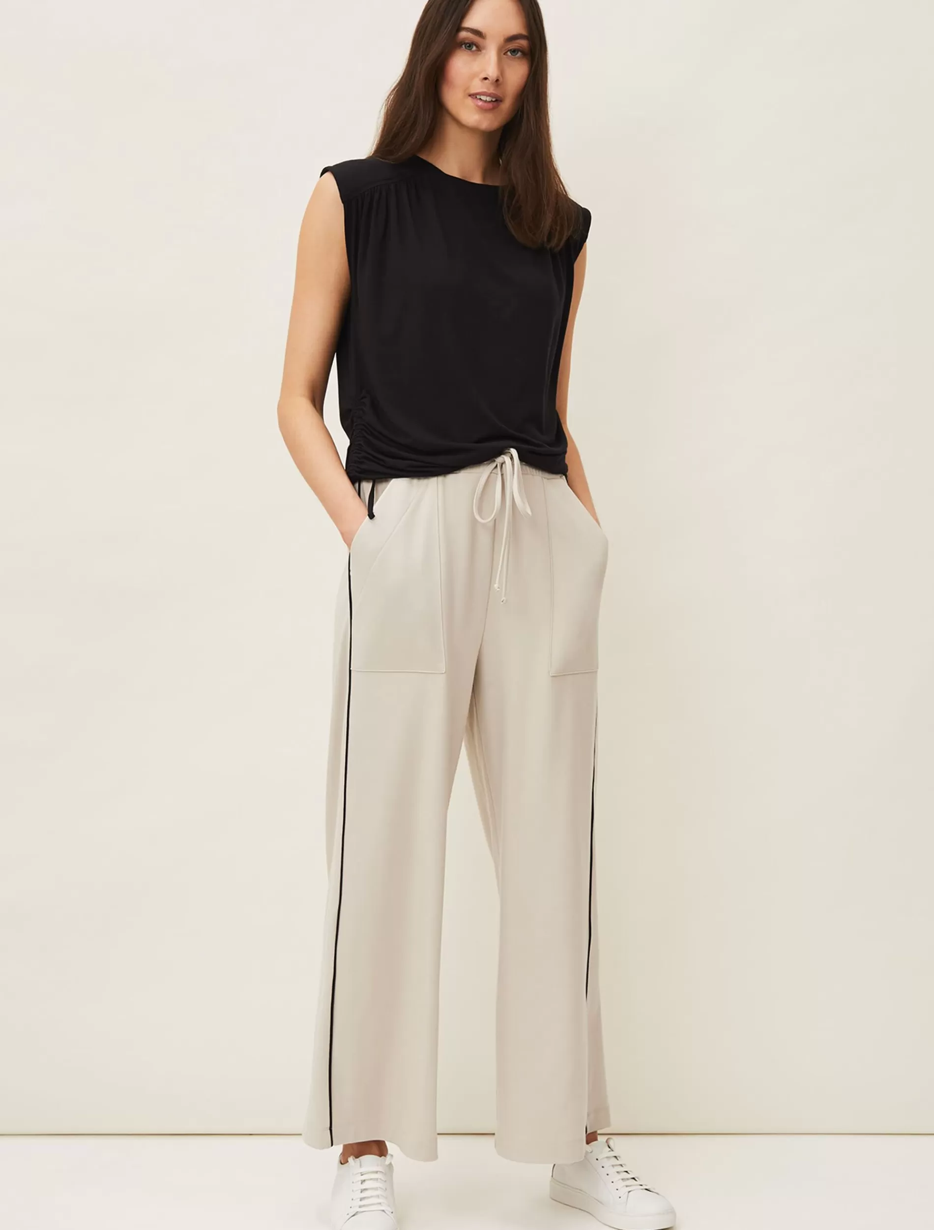 Phase Eight Maddy Jersey Lounge Trousers Stone Best