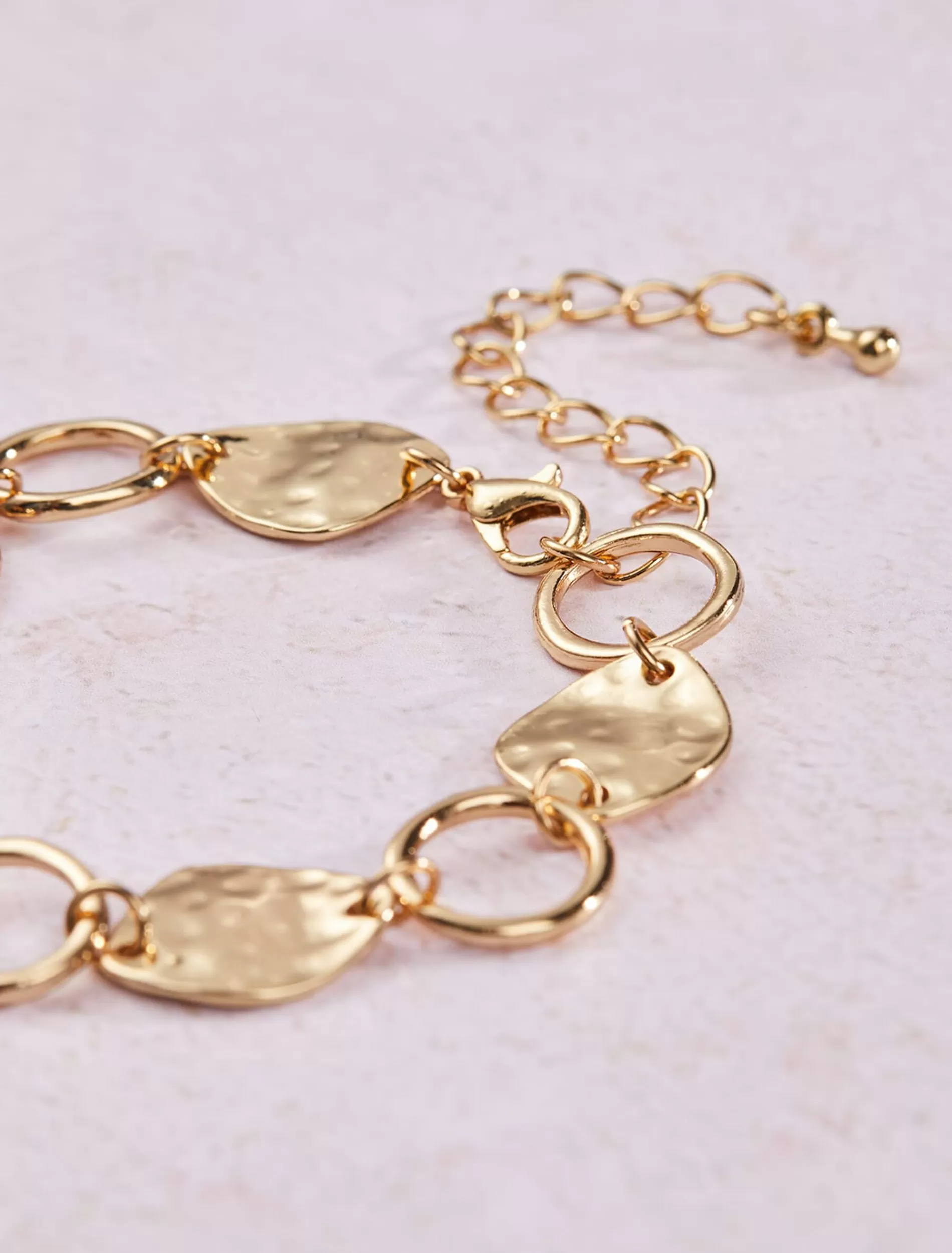 Phase Eight Mae Plated Disc Bracelet Gold Flash Sale
