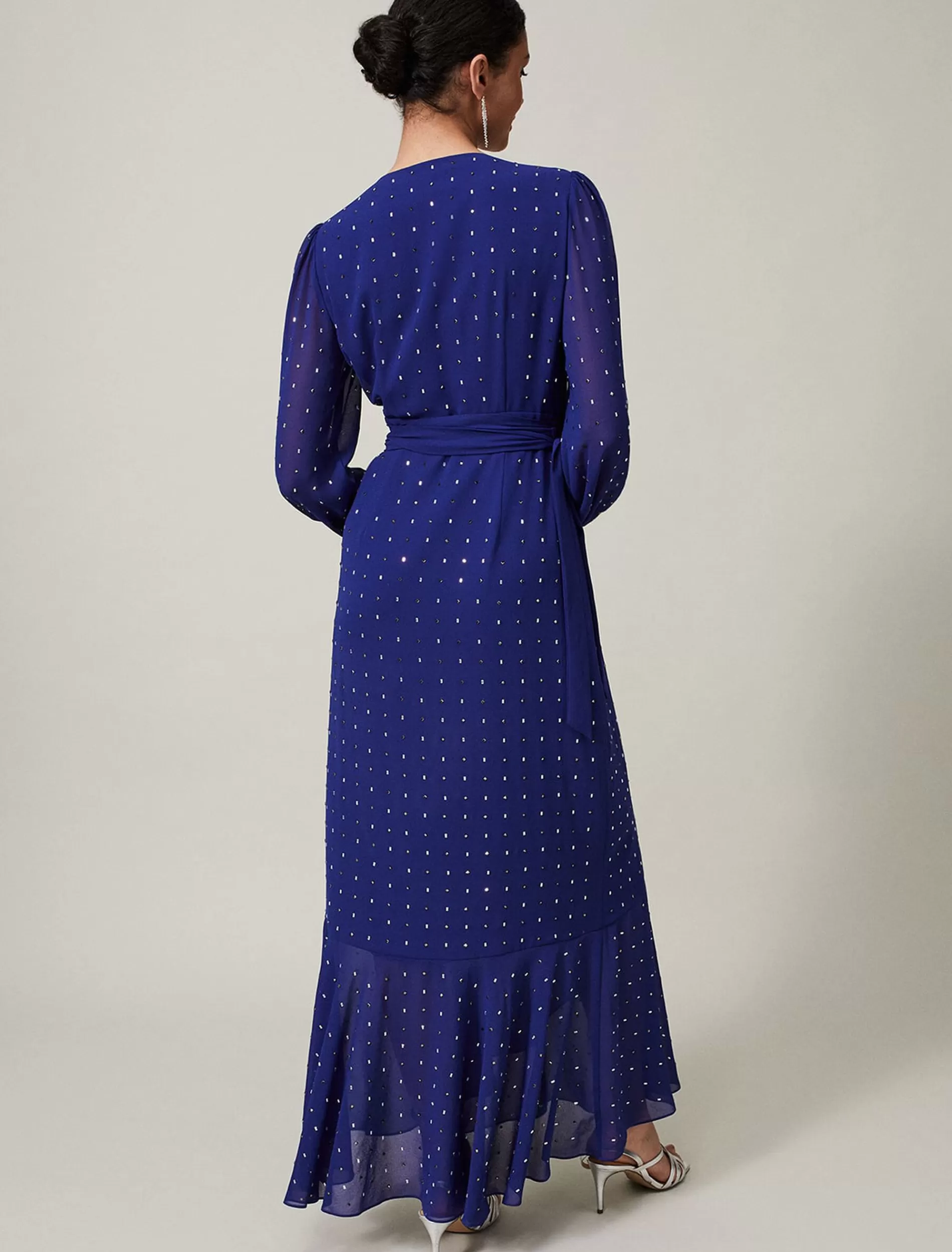 Phase Eight Maeva Embellished Maxi Dress Purple Online
