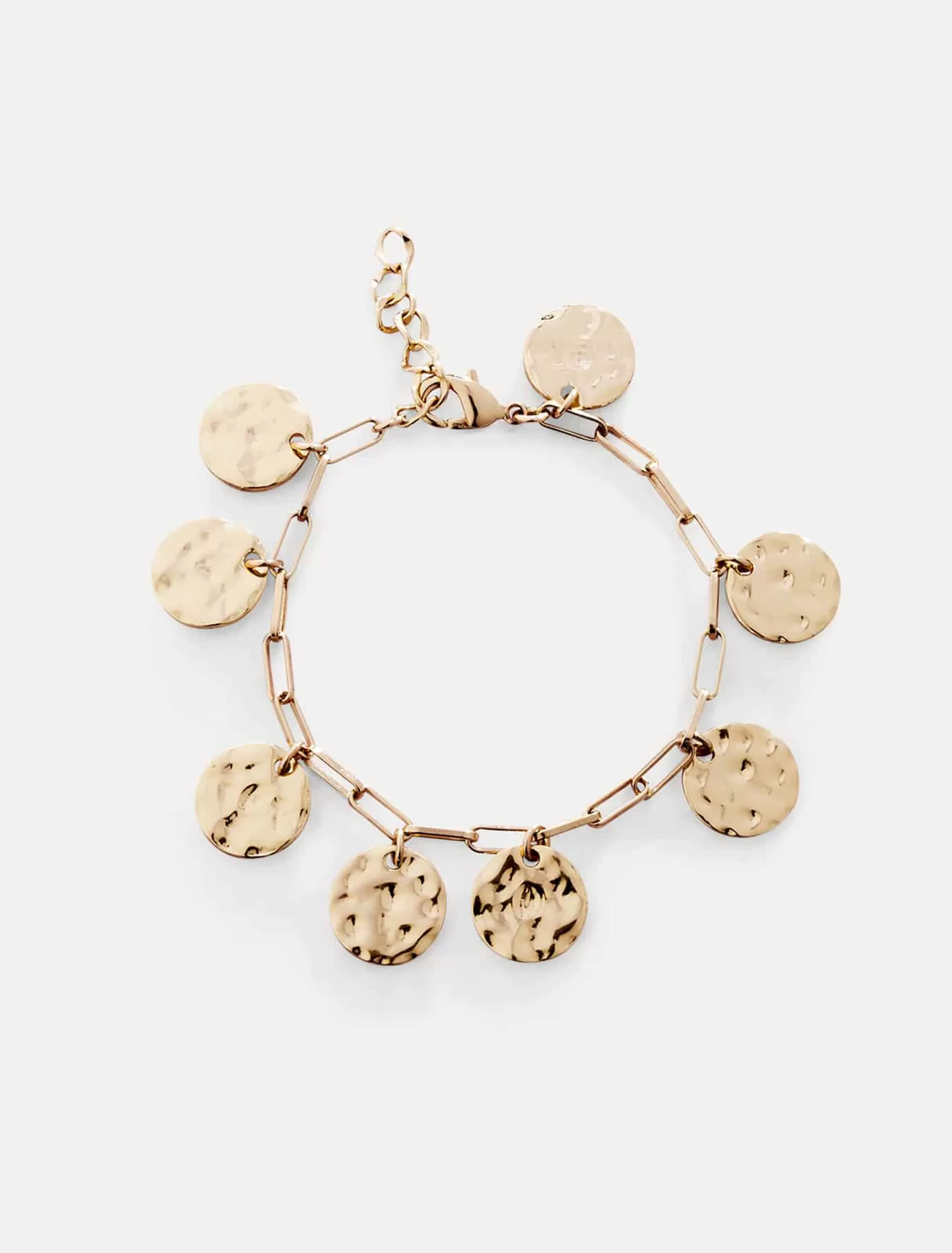Phase Eight Magsie Plated Disc Bracelet Gold Cheap