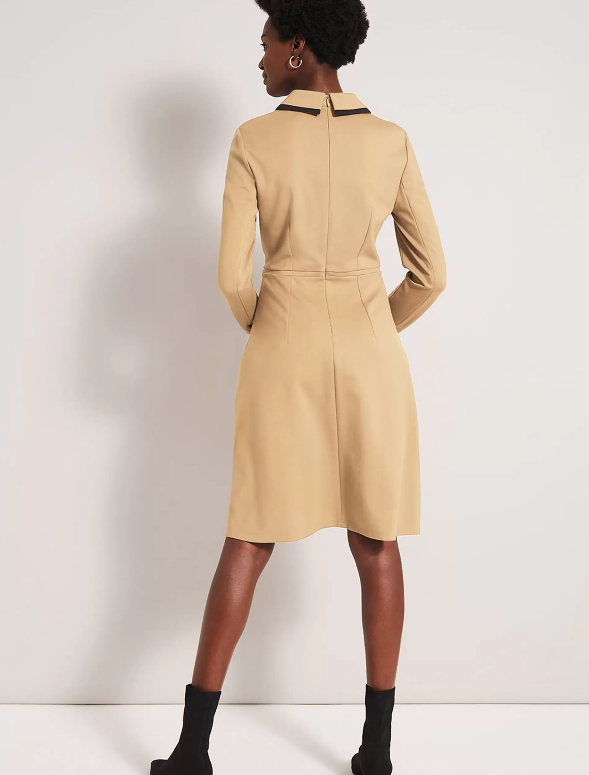 Phase Eight Manda Colourblock Dress Camel/Black Online