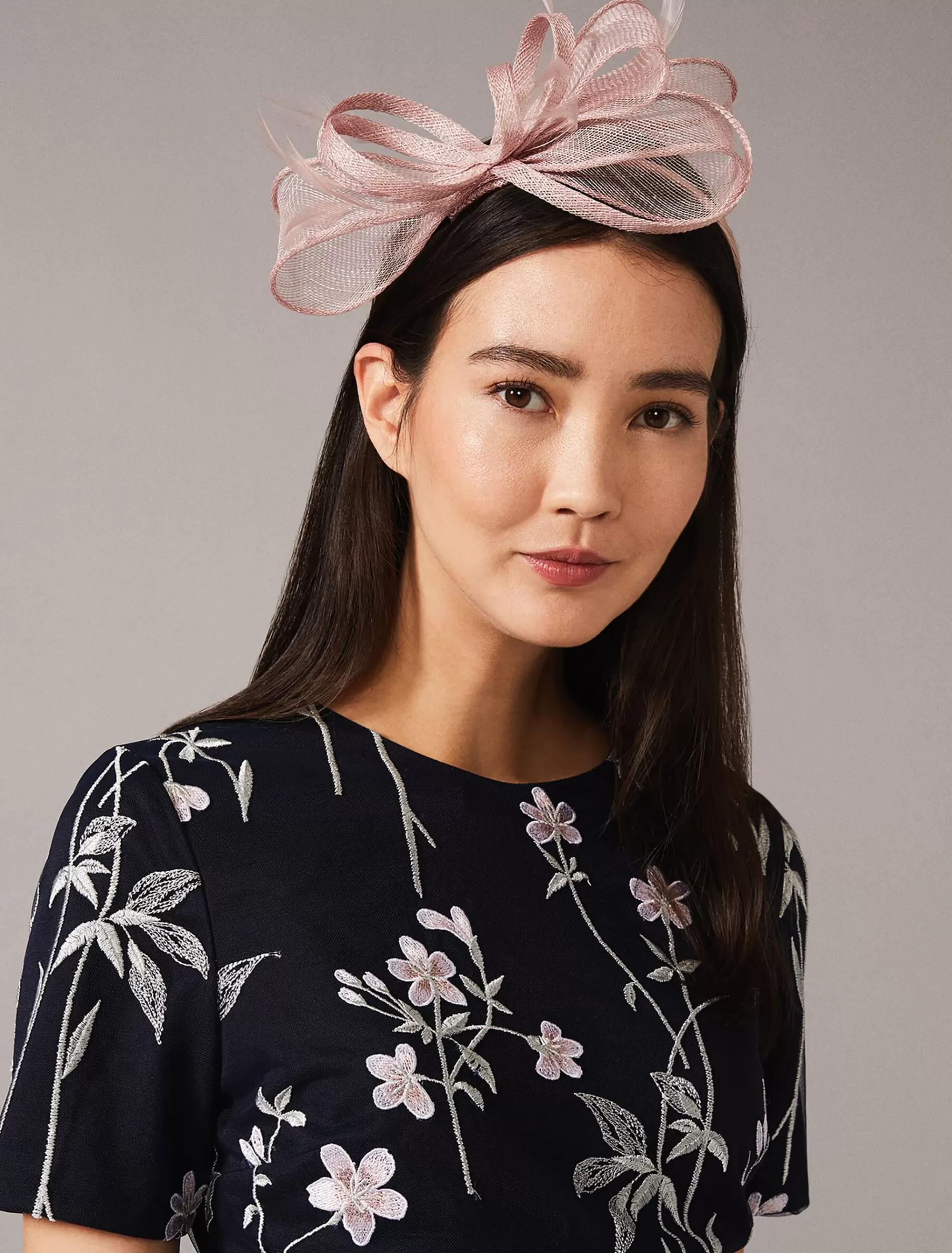 Phase Eight Marcella Bow Headband Antique Rose Store