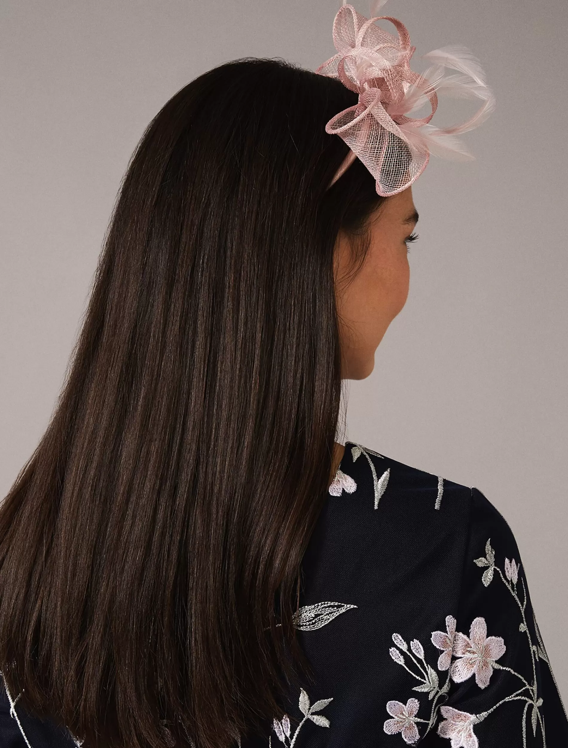 Phase Eight Marcella Bow Headband Antique Rose Store