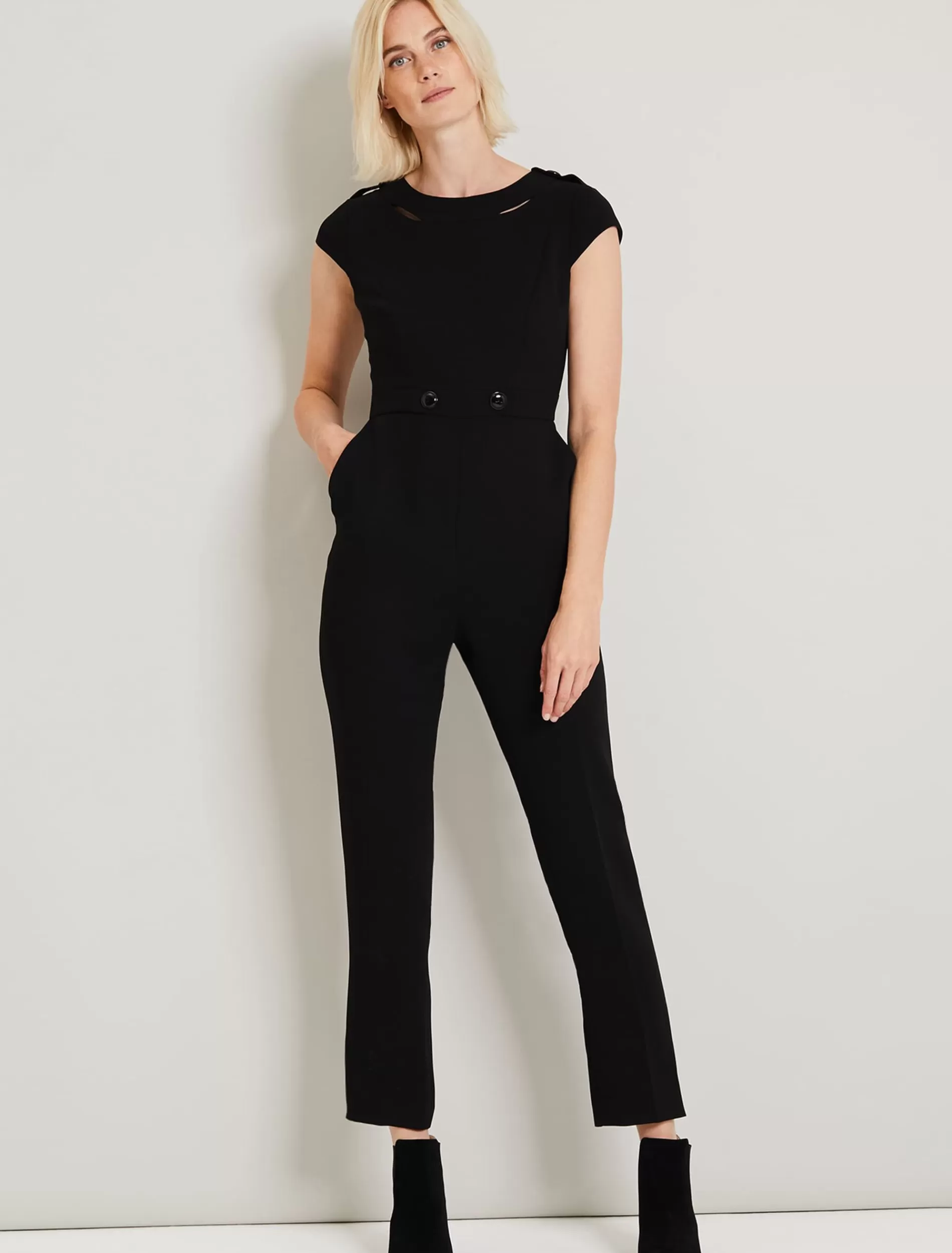 Phase Eight Margot City Suit Jumpsuit Black Clearance