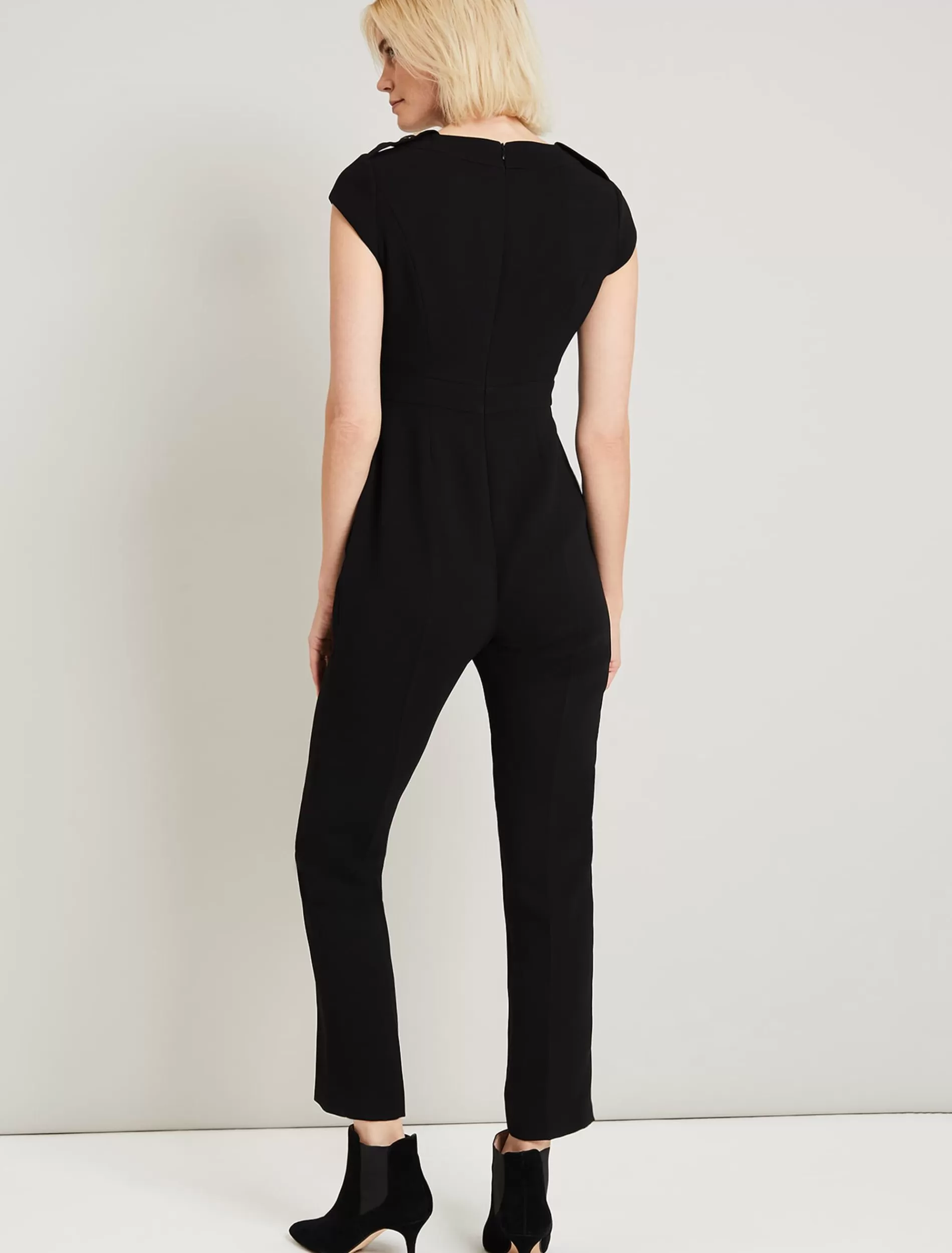 Phase Eight Margot City Suit Jumpsuit Black Clearance