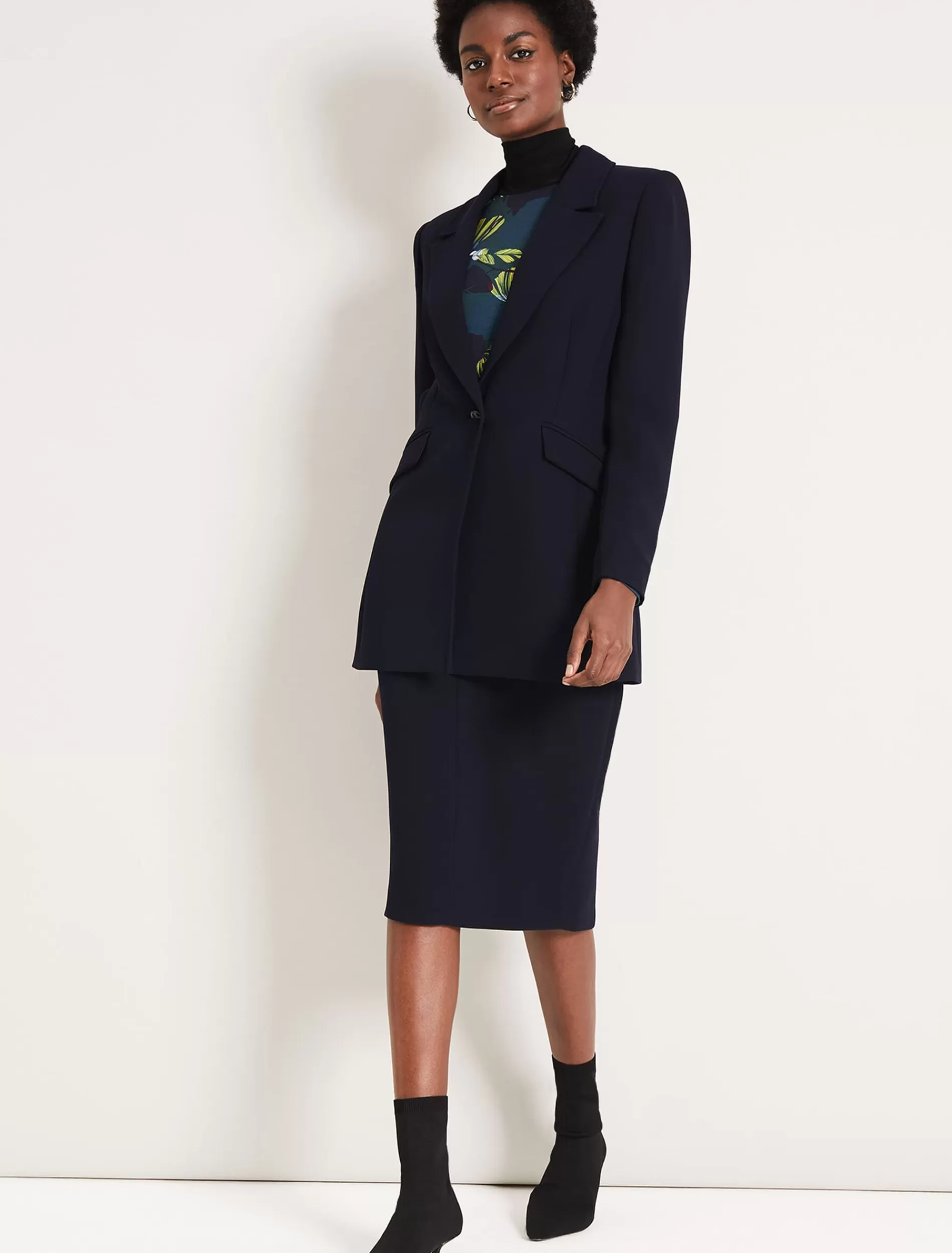 Phase Eight Margot City Suit Skirt Navy Online