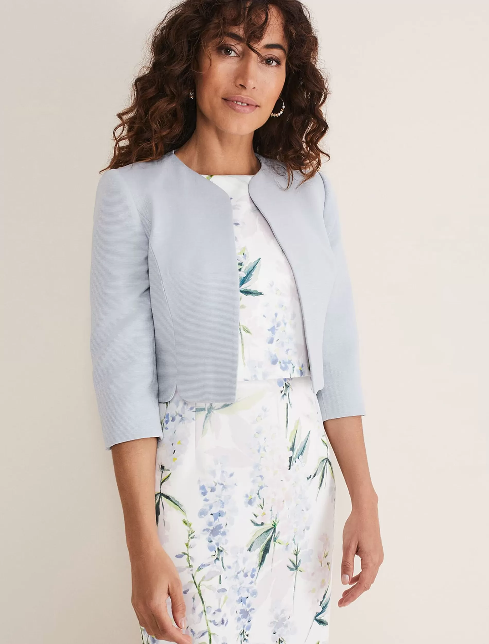 Phase Eight Maria Textured Jacklet Mineral Online