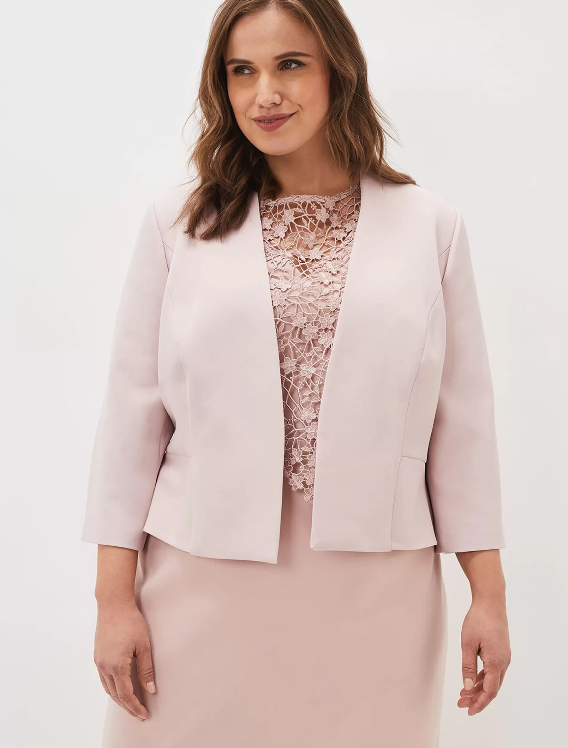 Phase Eight Mariposa Occasion Jacket Antique Rose Discount