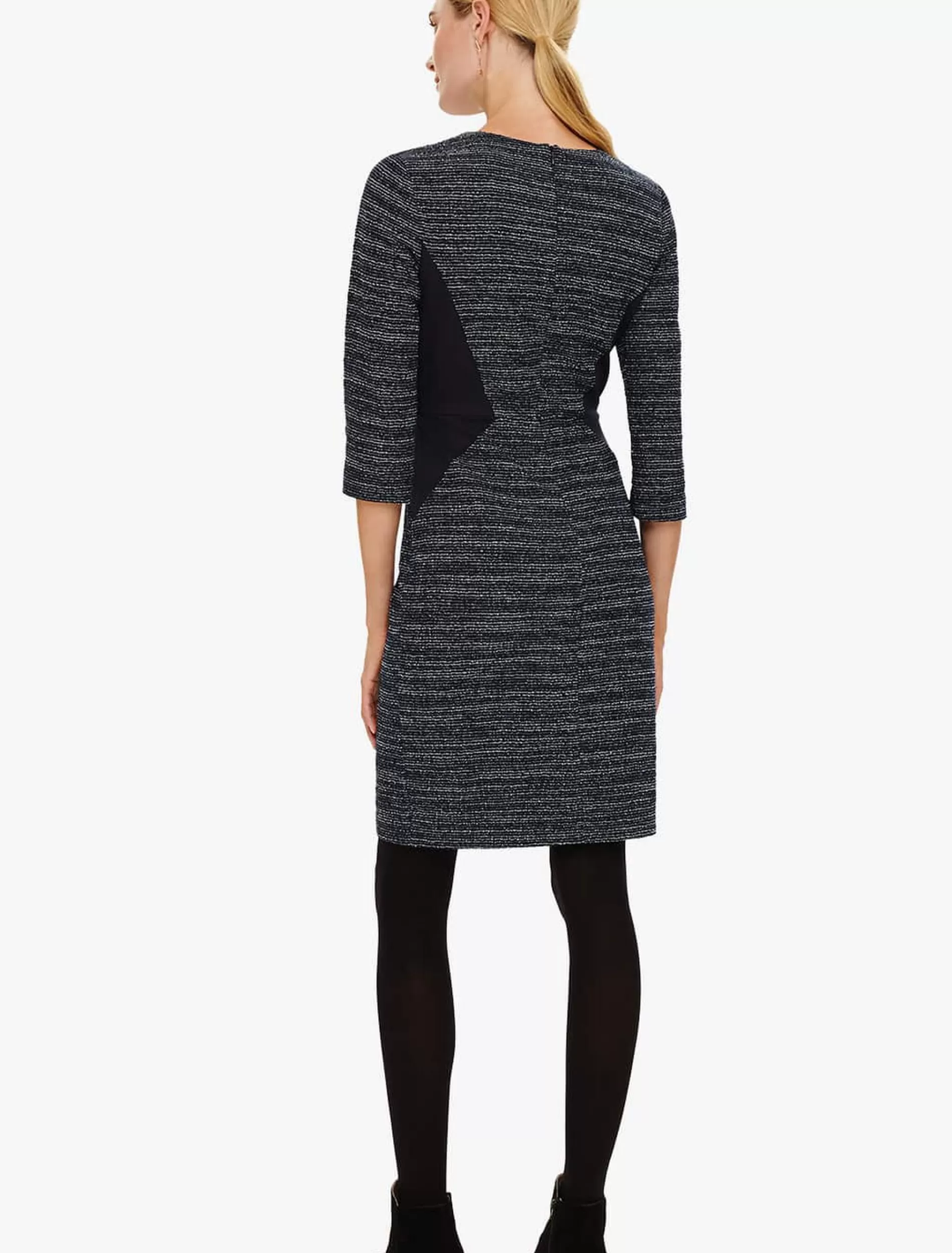 Phase Eight Marisa Metallic Dress Navy Best
