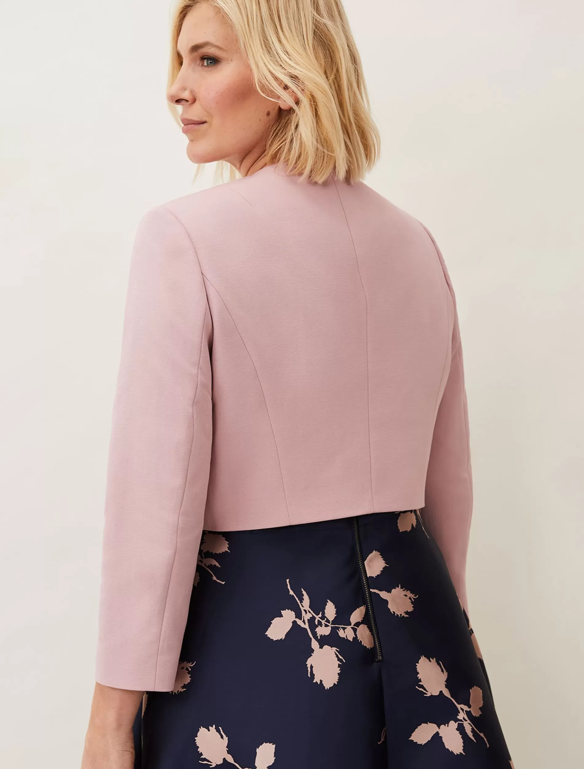 Phase Eight Maya Cropped Occasion Jacket Antique Rose Store