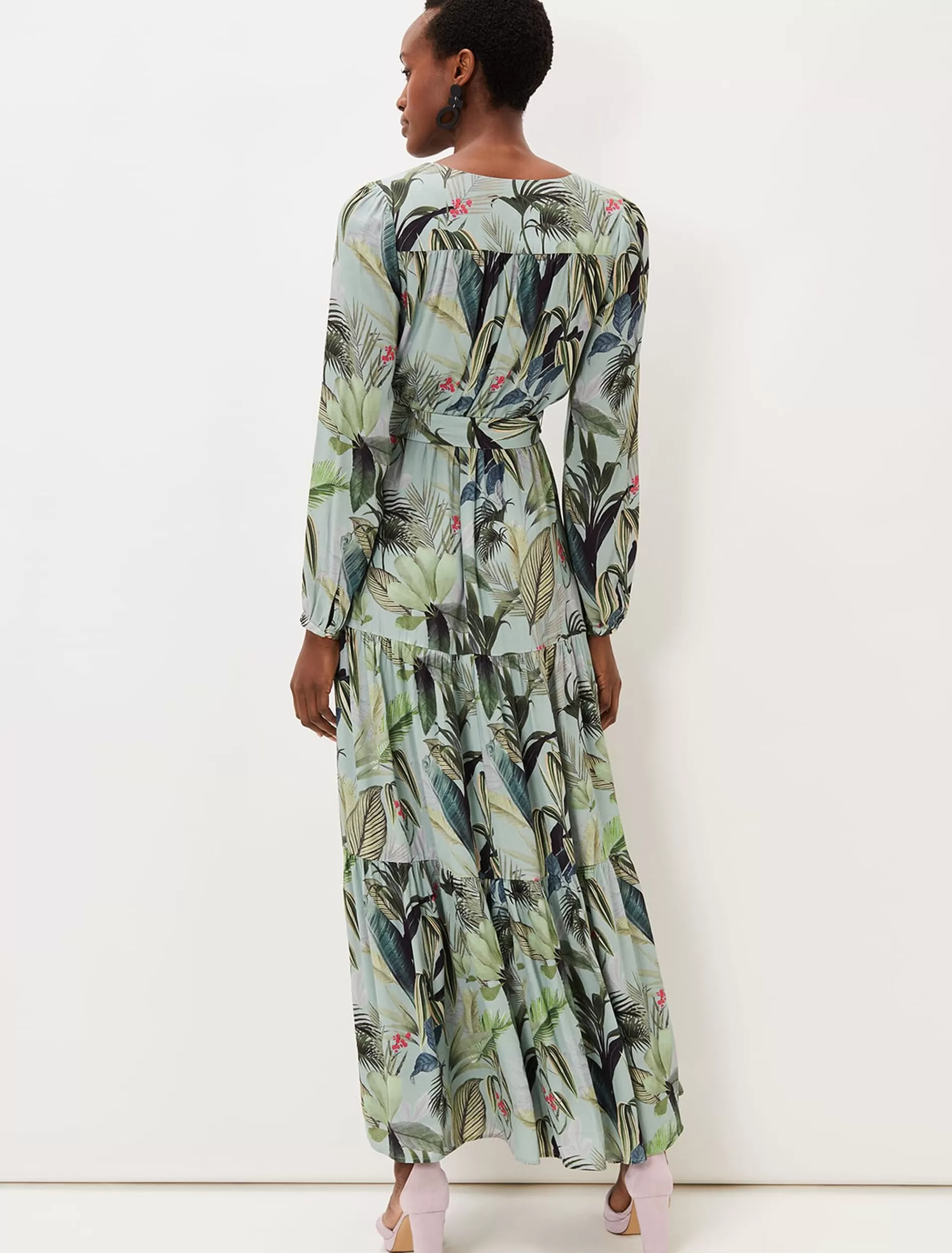 Phase Eight Maya Printed Tiered Maxi Dress Multi-Coloured Online