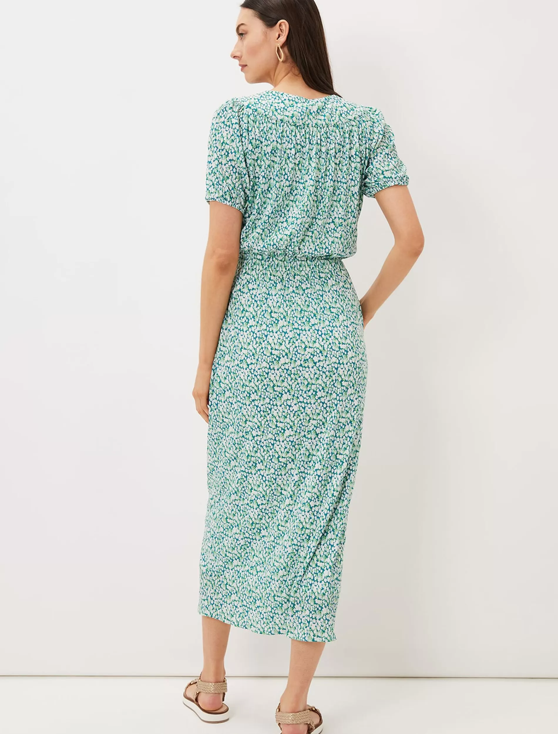 Phase Eight Melani Ditsy Print Midaxi Dress Multi-Coloured Fashion