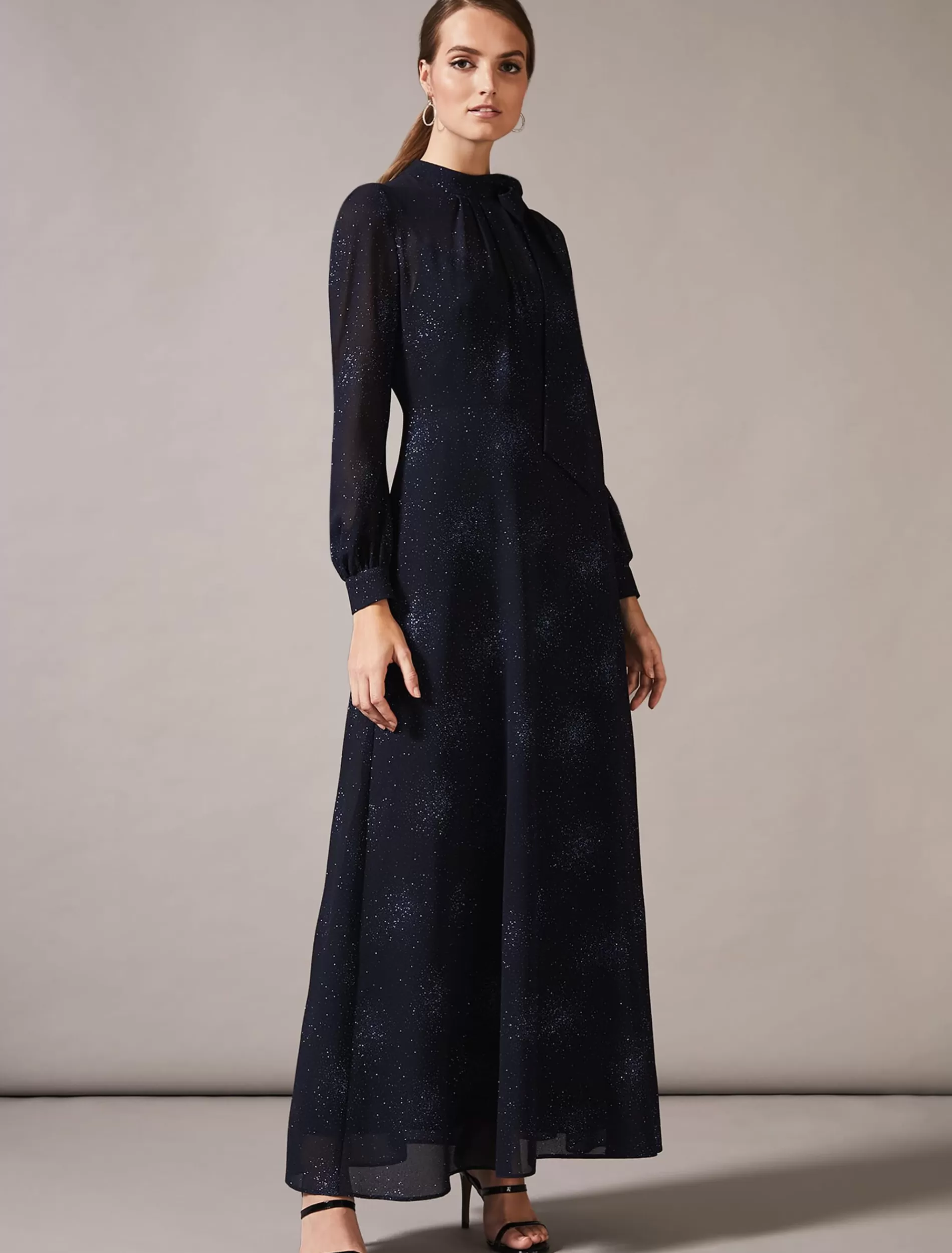 Phase Eight Melina Tie Maxi Dress Midnight Best Sale