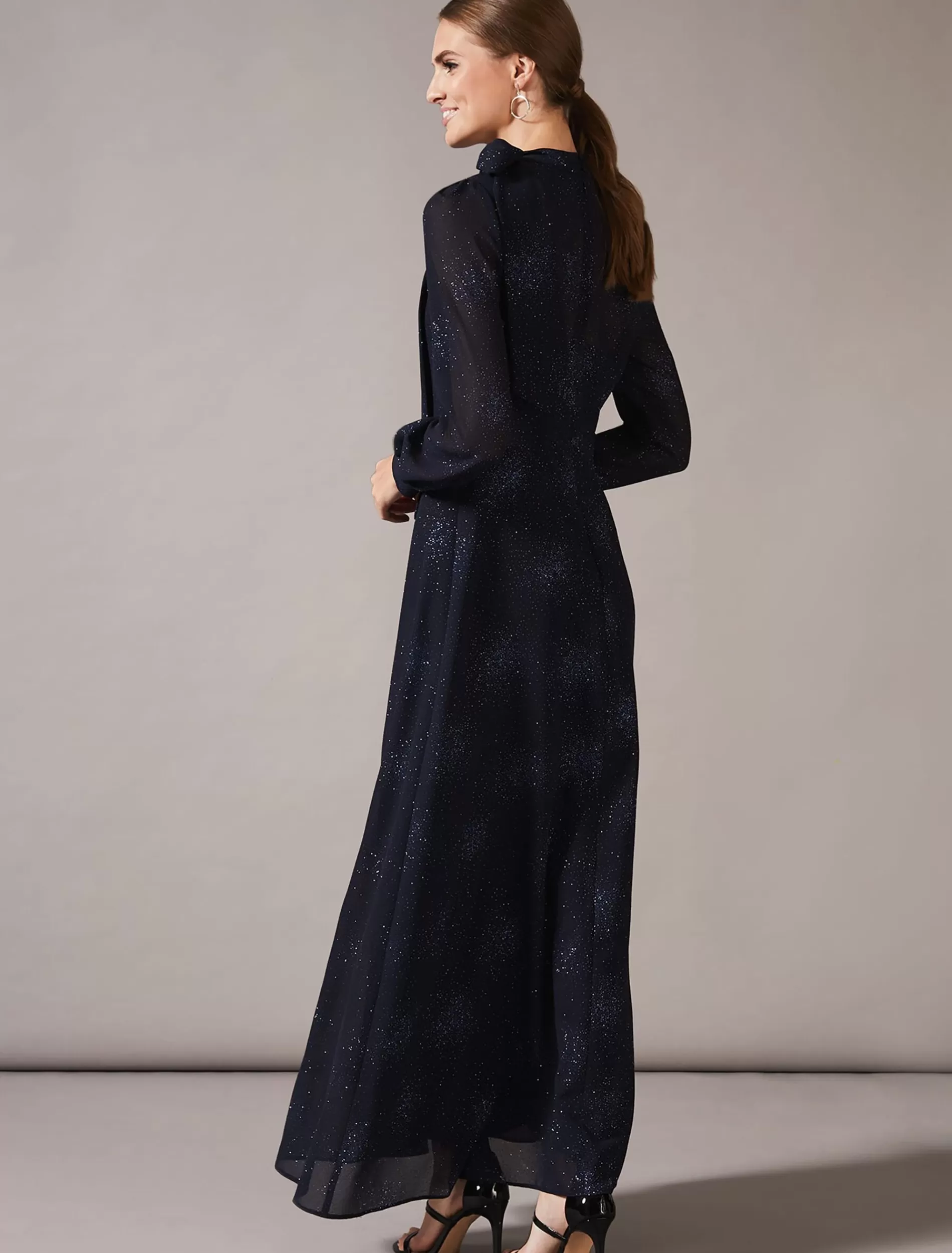 Phase Eight Melina Tie Maxi Dress Midnight Best Sale