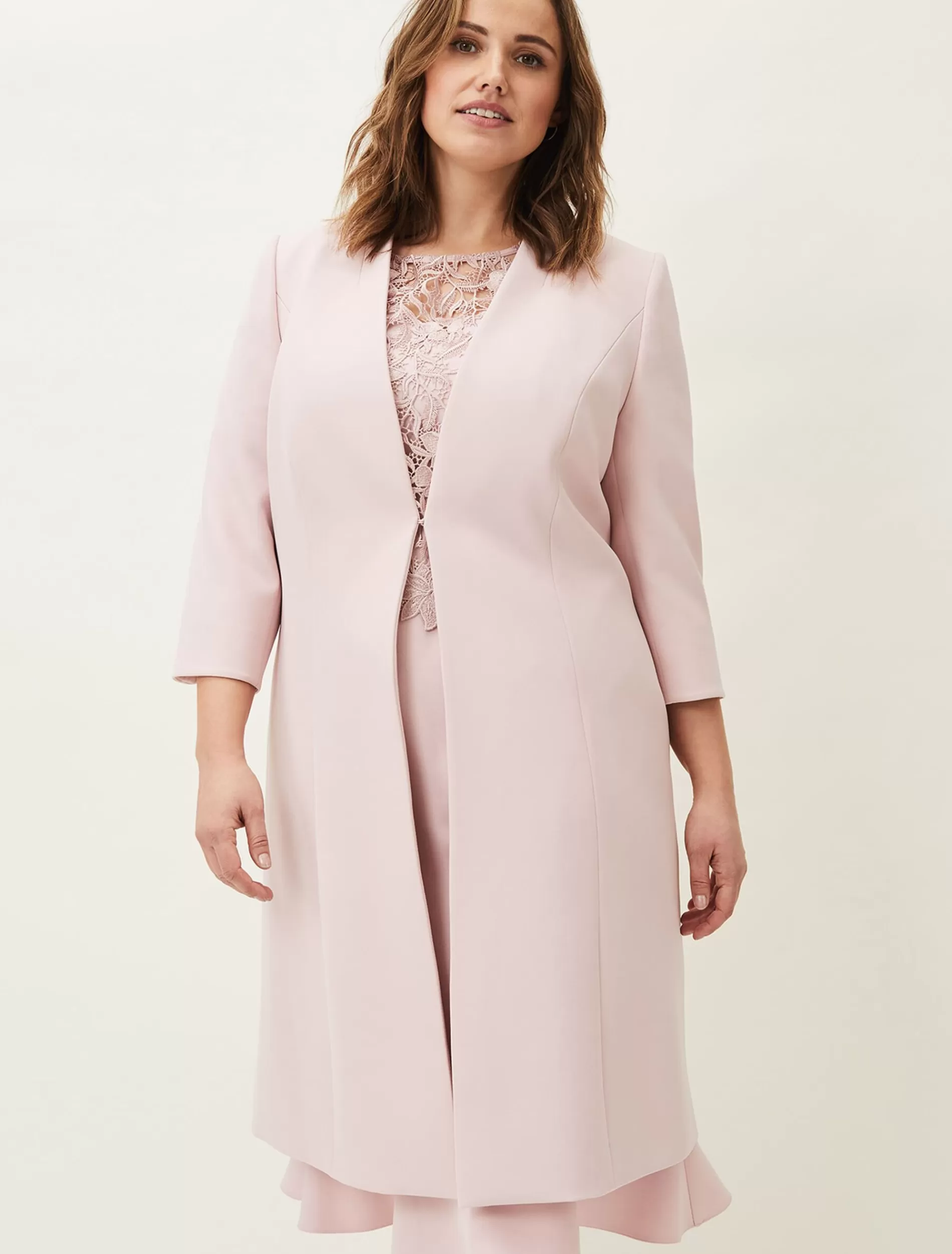 Phase Eight Melissa Longline Occasion Jacket Pearl Discount