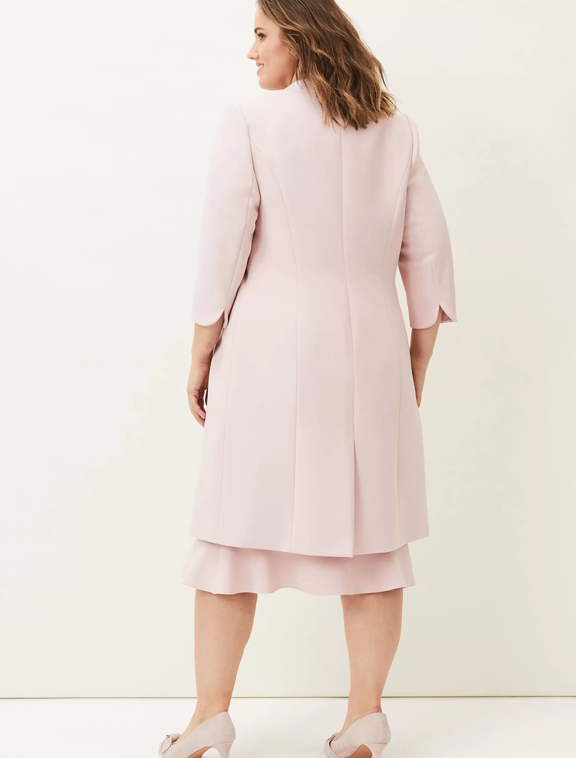 Phase Eight Melissa Longline Occasion Jacket Pearl Discount