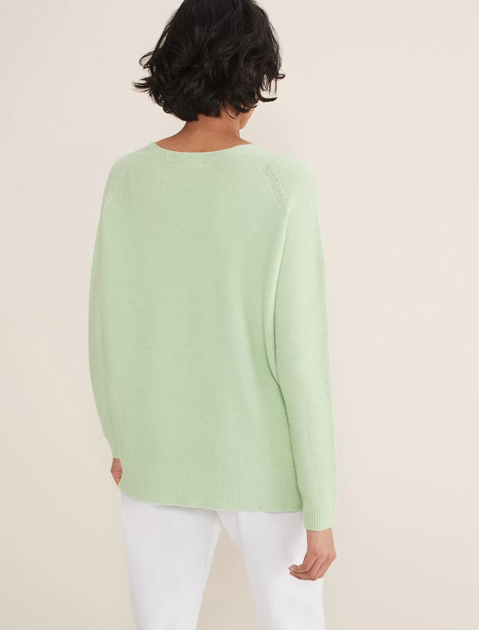 Phase Eight Melissa V Neck Knitted Jumper Pistachio Best