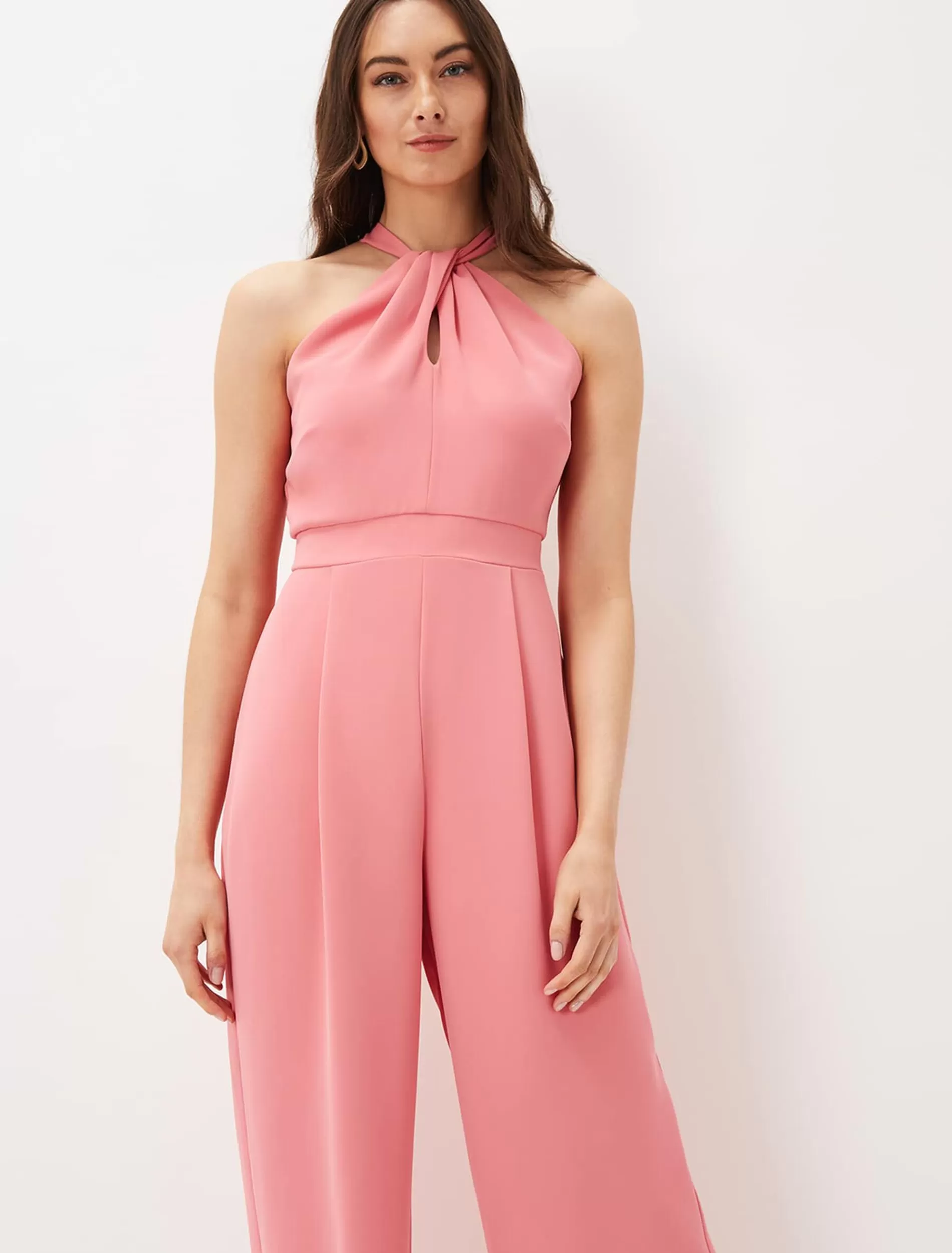 Phase Eight Mellany Wide Leg Jumpsuit Watermelon Cheap