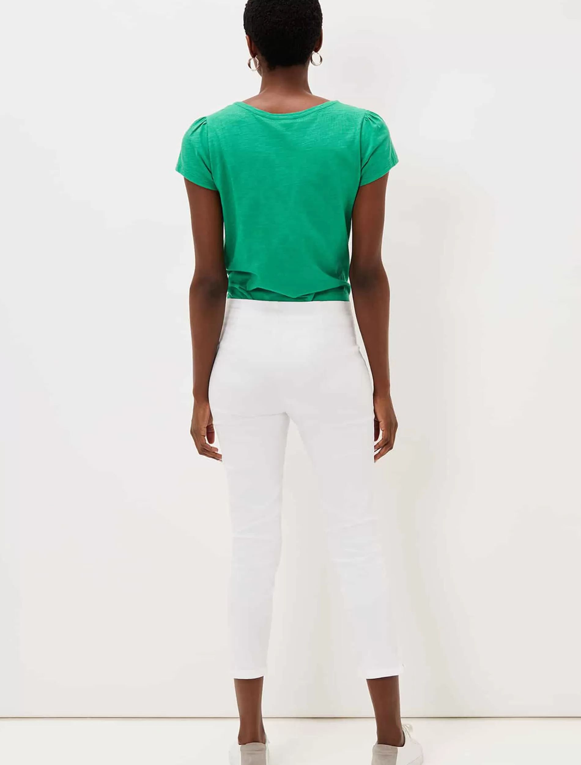 Phase Eight Miah Cropped Jegging White Shop