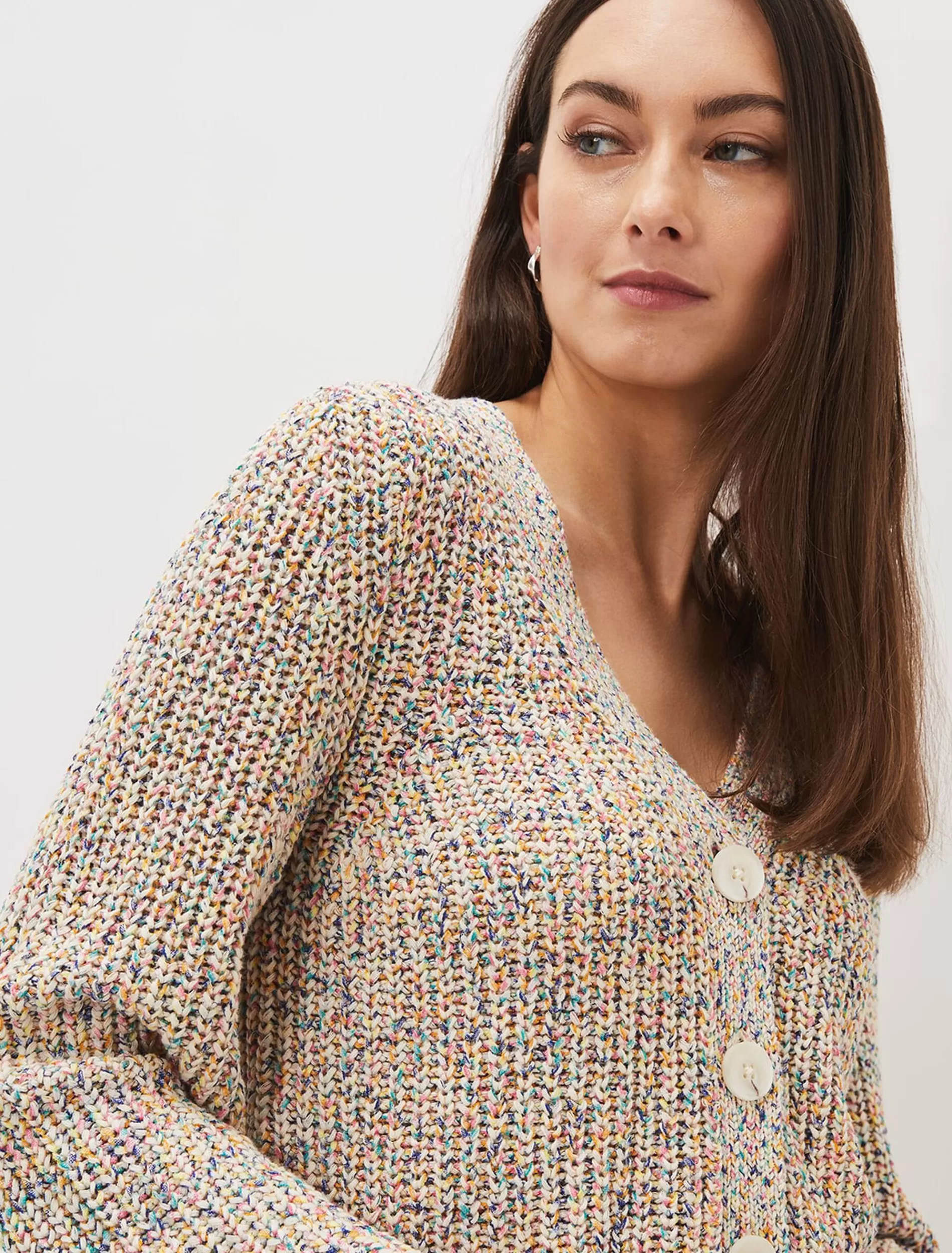 Phase Eight Mikan Rainbow Cardigan Multi-Coloured Cheap