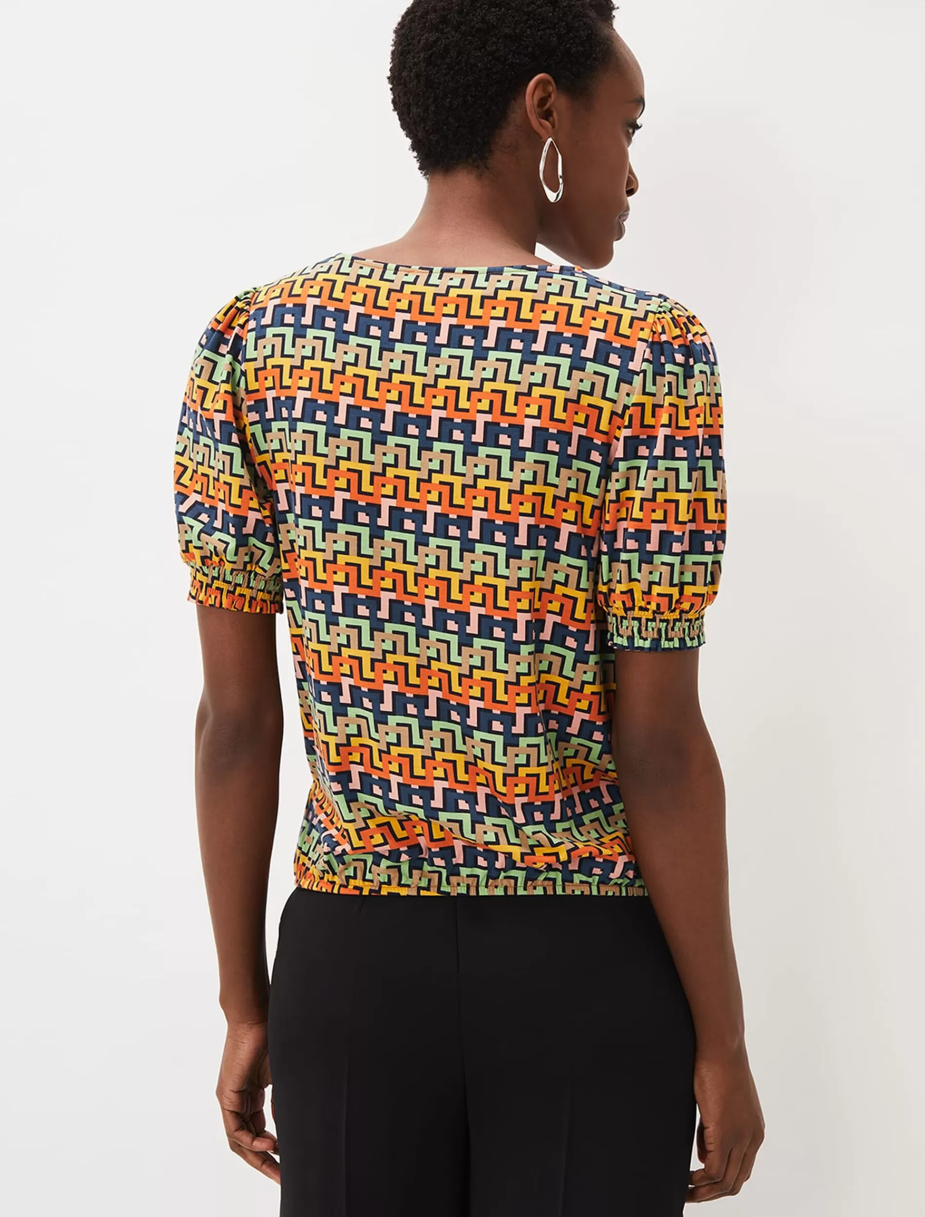 Phase Eight Milano Wrap Top Multi-Coloured Outlet