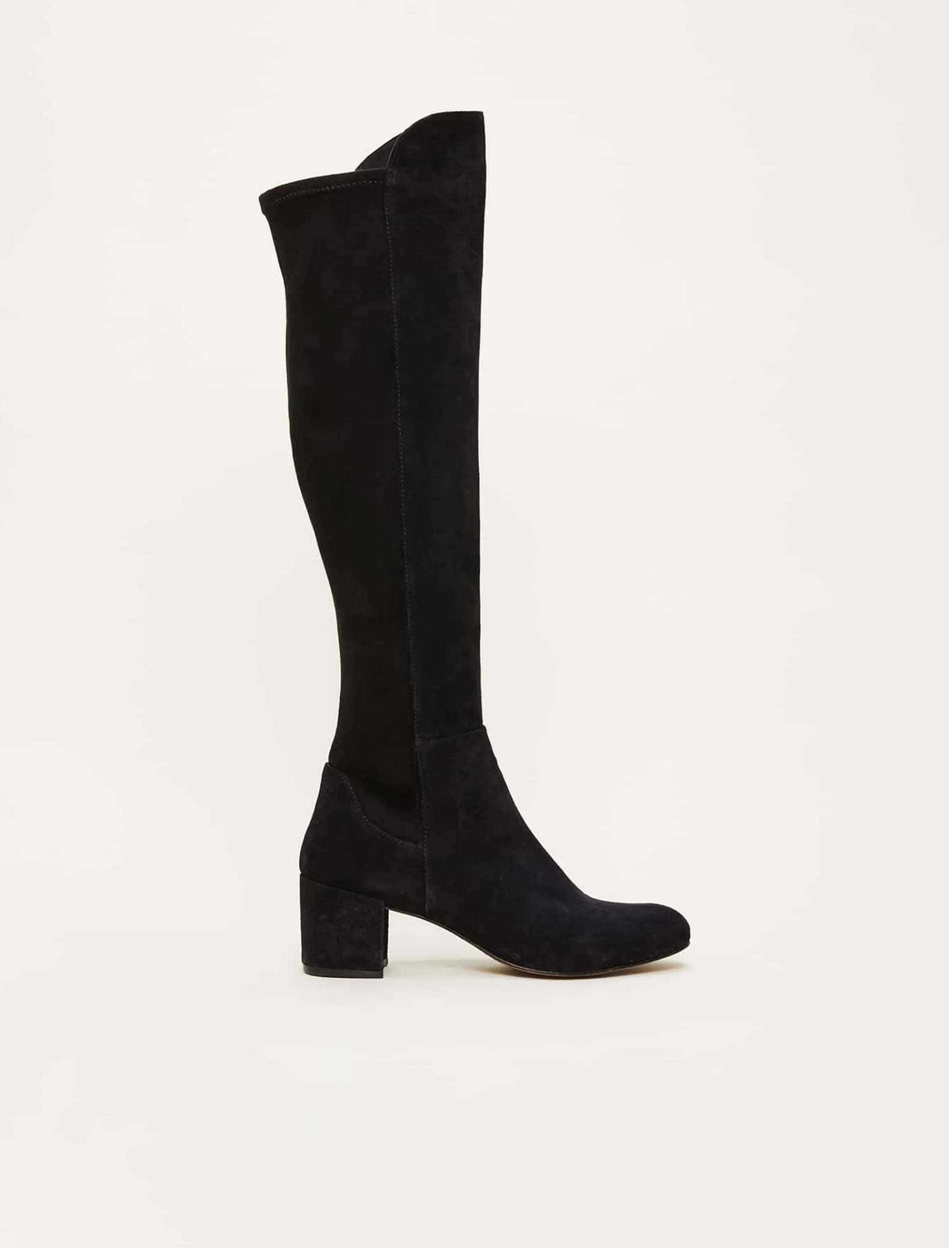 Phase Eight Milly Knee High Boots Black Discount