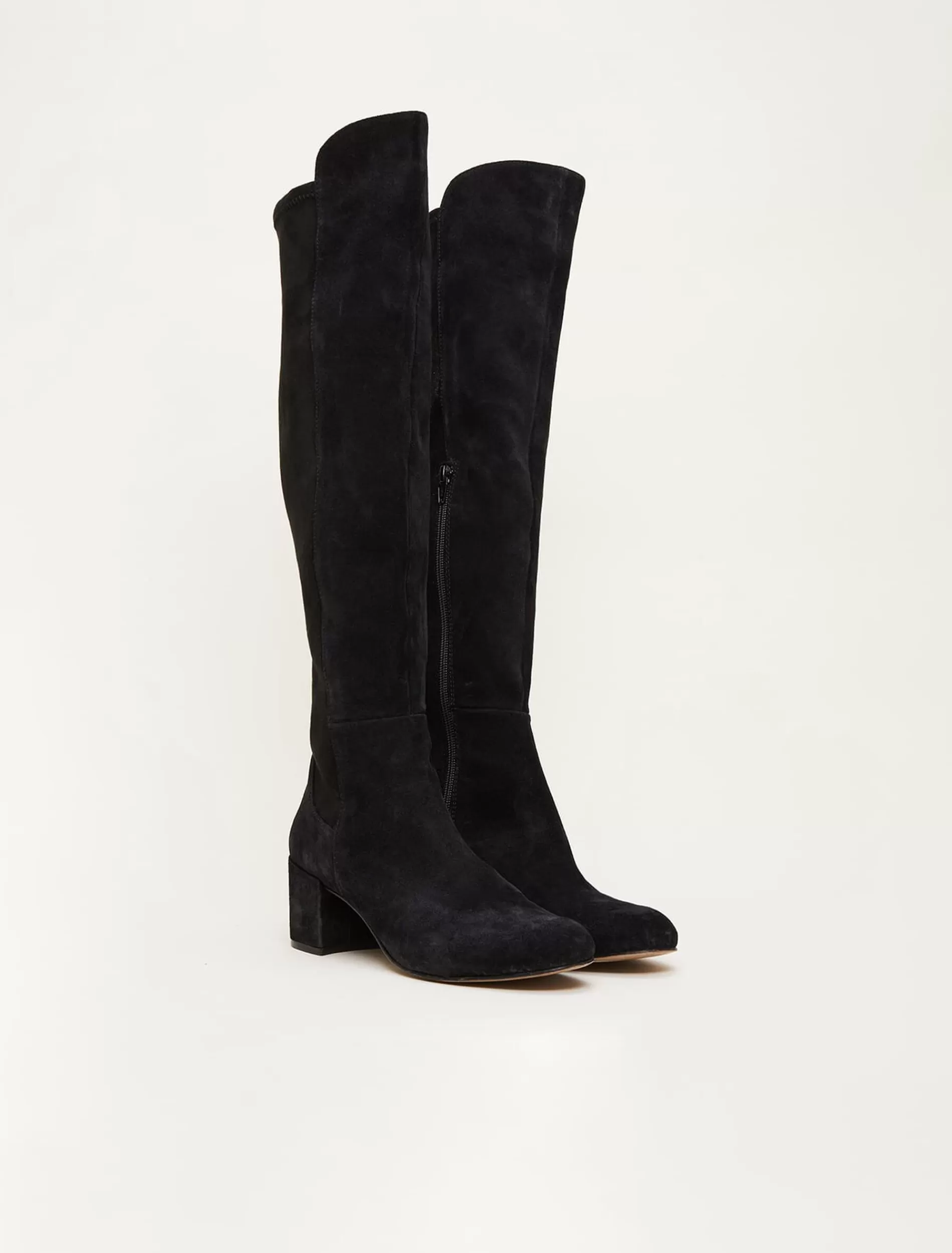 Phase Eight Milly Knee High Boots Black Discount