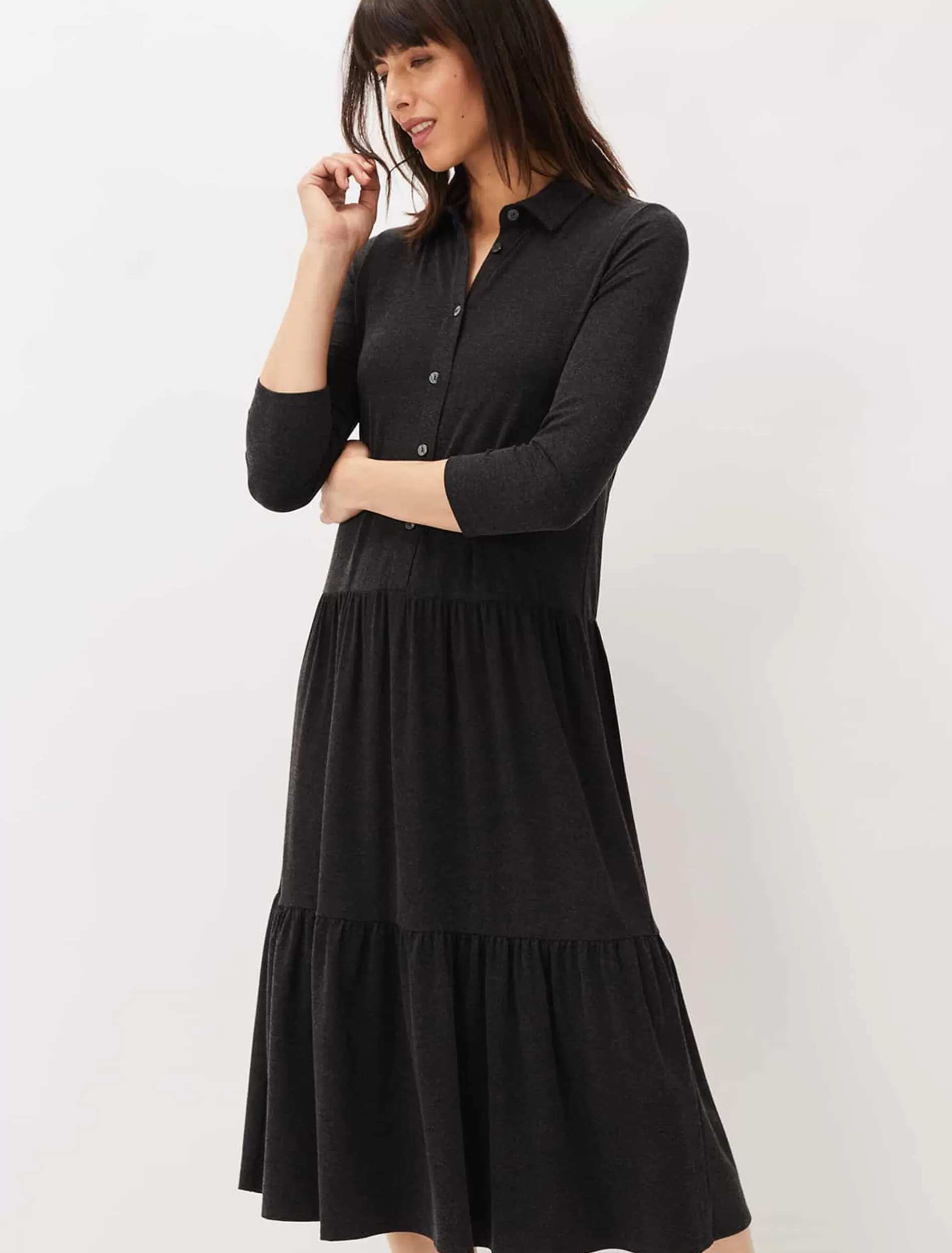Phase Eight Mina Snuggle Midi Dress Charcoal Best