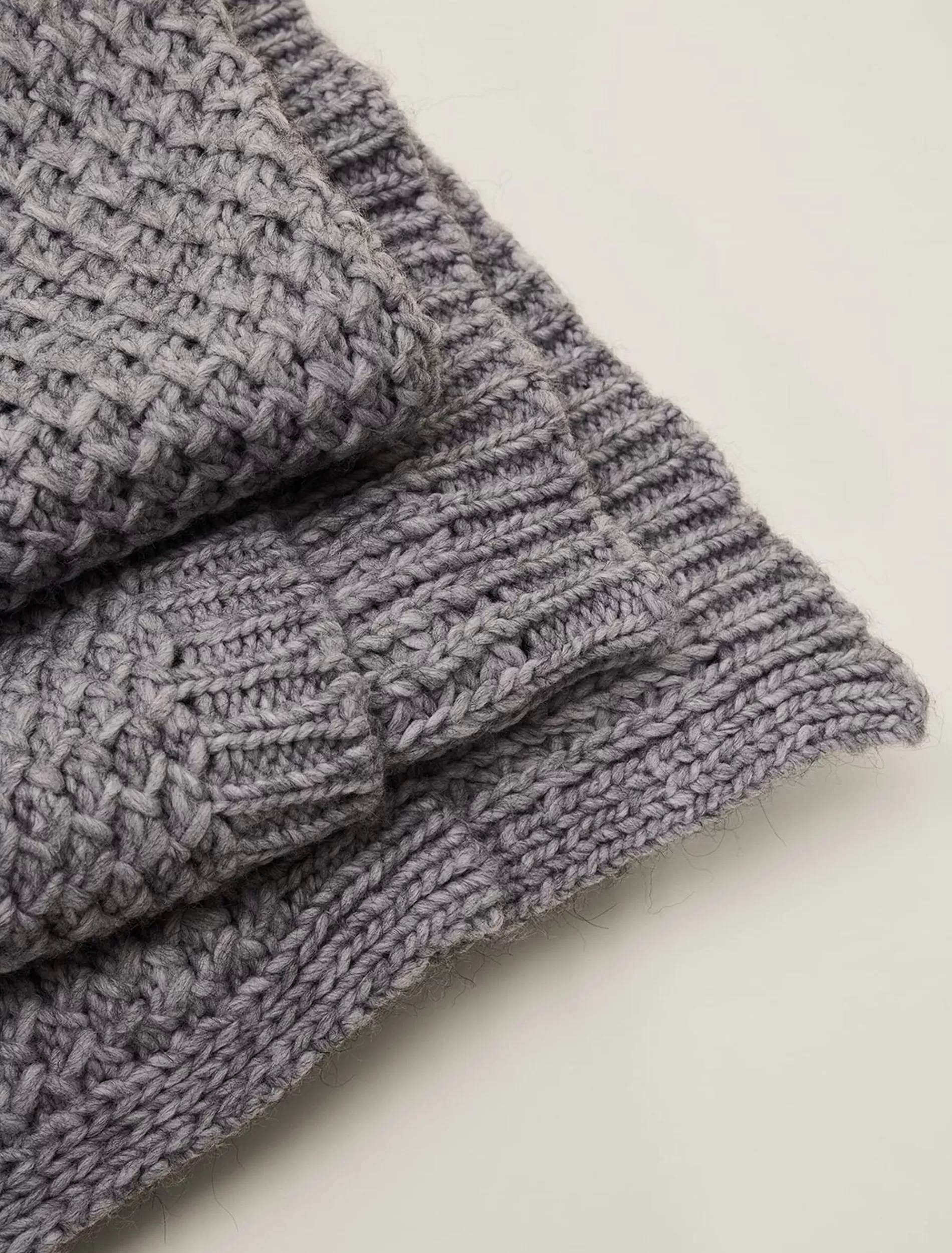 Phase Eight Miya Knitted Blanket Grey Online