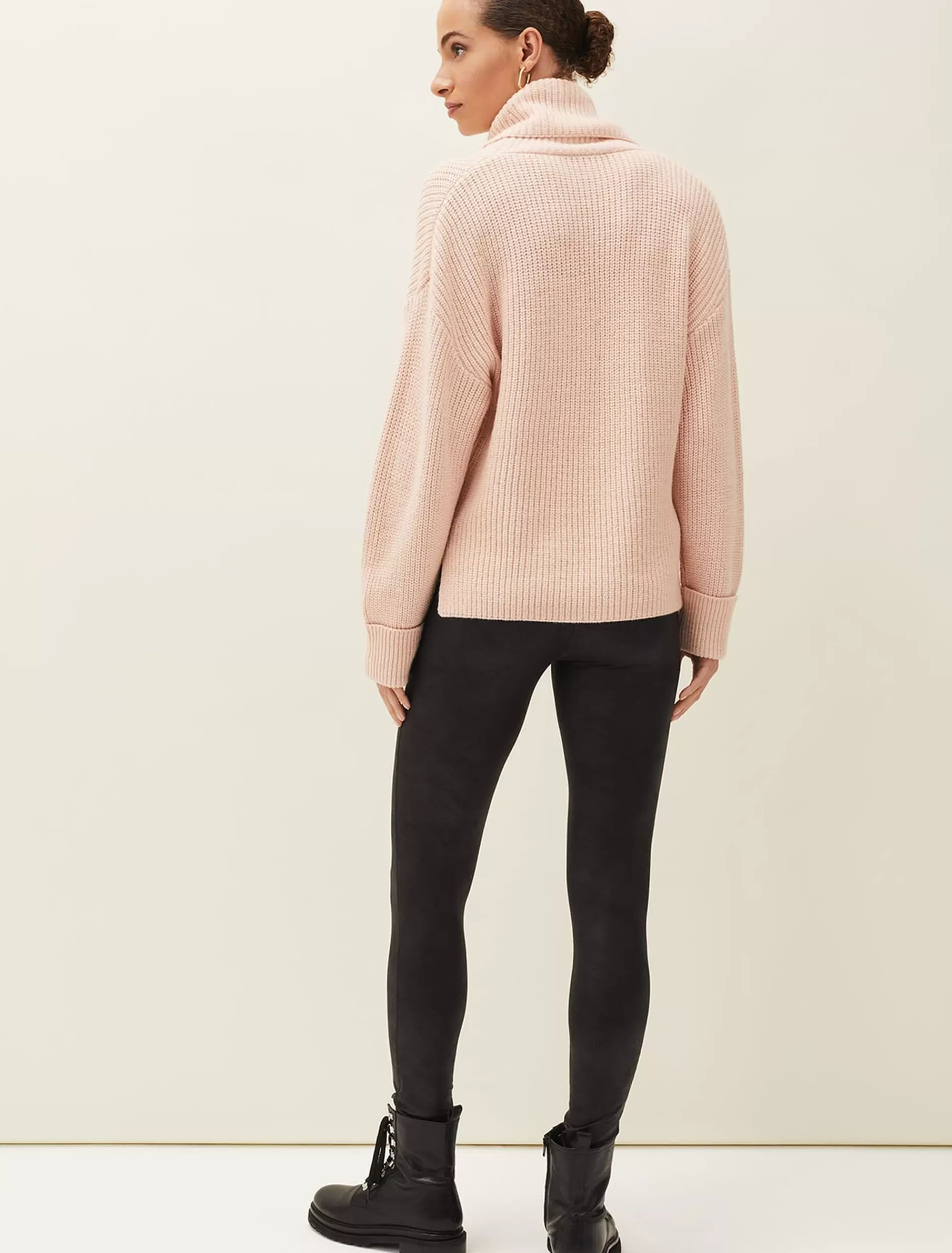 Phase Eight Molly Textured Leggings Black Online