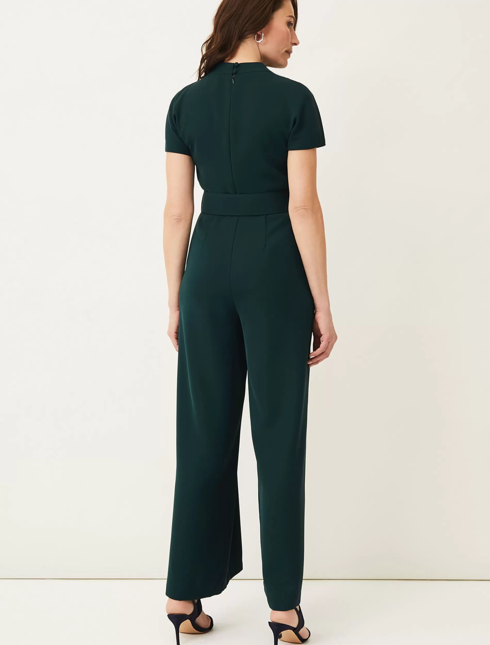 Phase Eight Mylee Belted Jumpsuit Pine Best