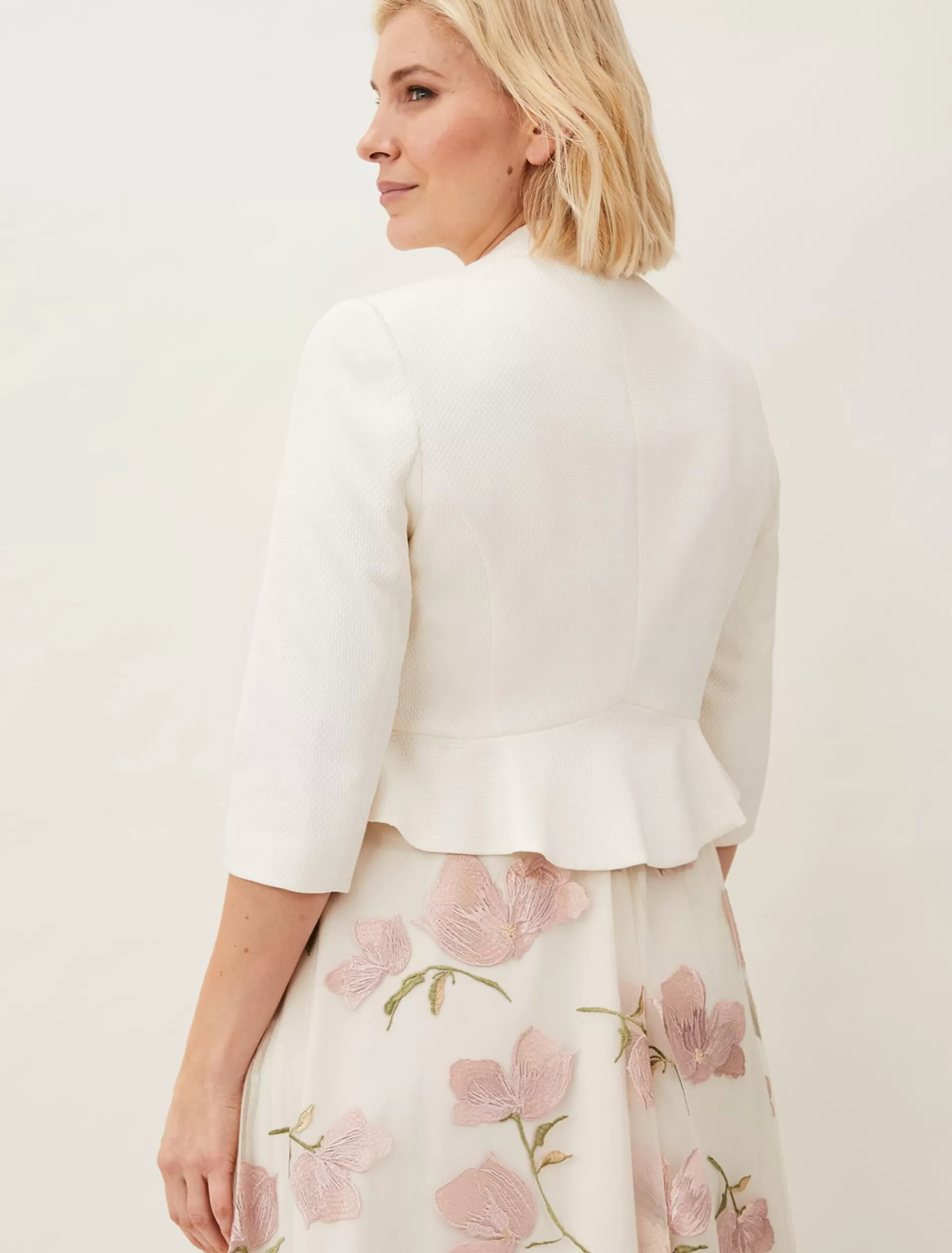 Phase Eight Nara Occasion Jacket Cream Shop