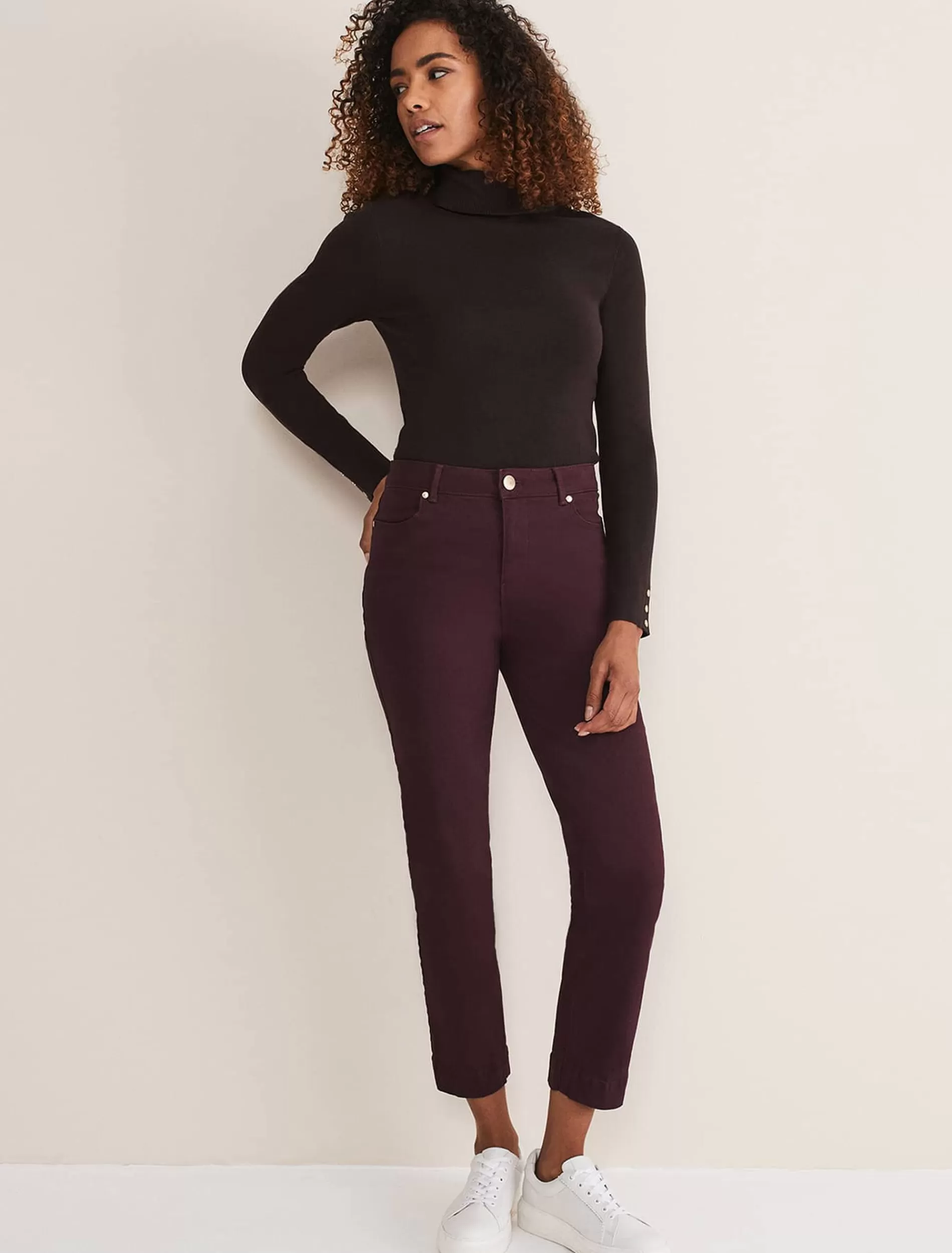 Phase Eight Ocha Straight Leg Jeans Berry Flash Sale