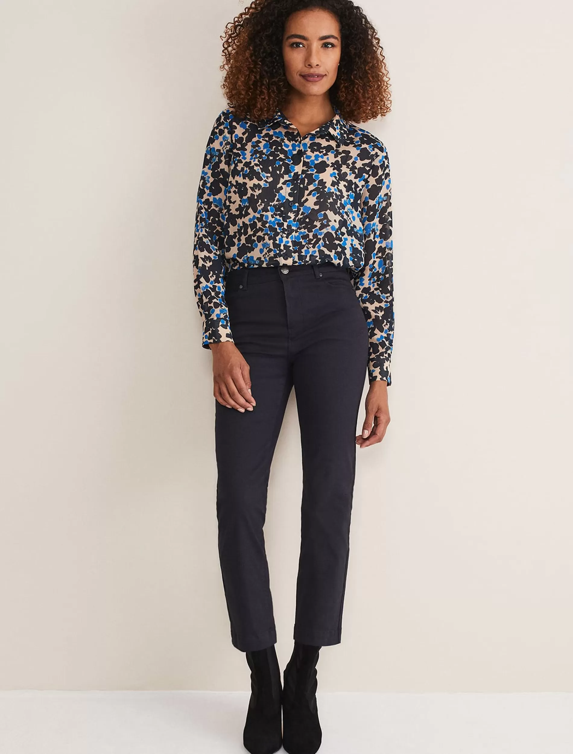 Phase Eight Ocha Straight Leg Jeans Dark Indigo Fashion