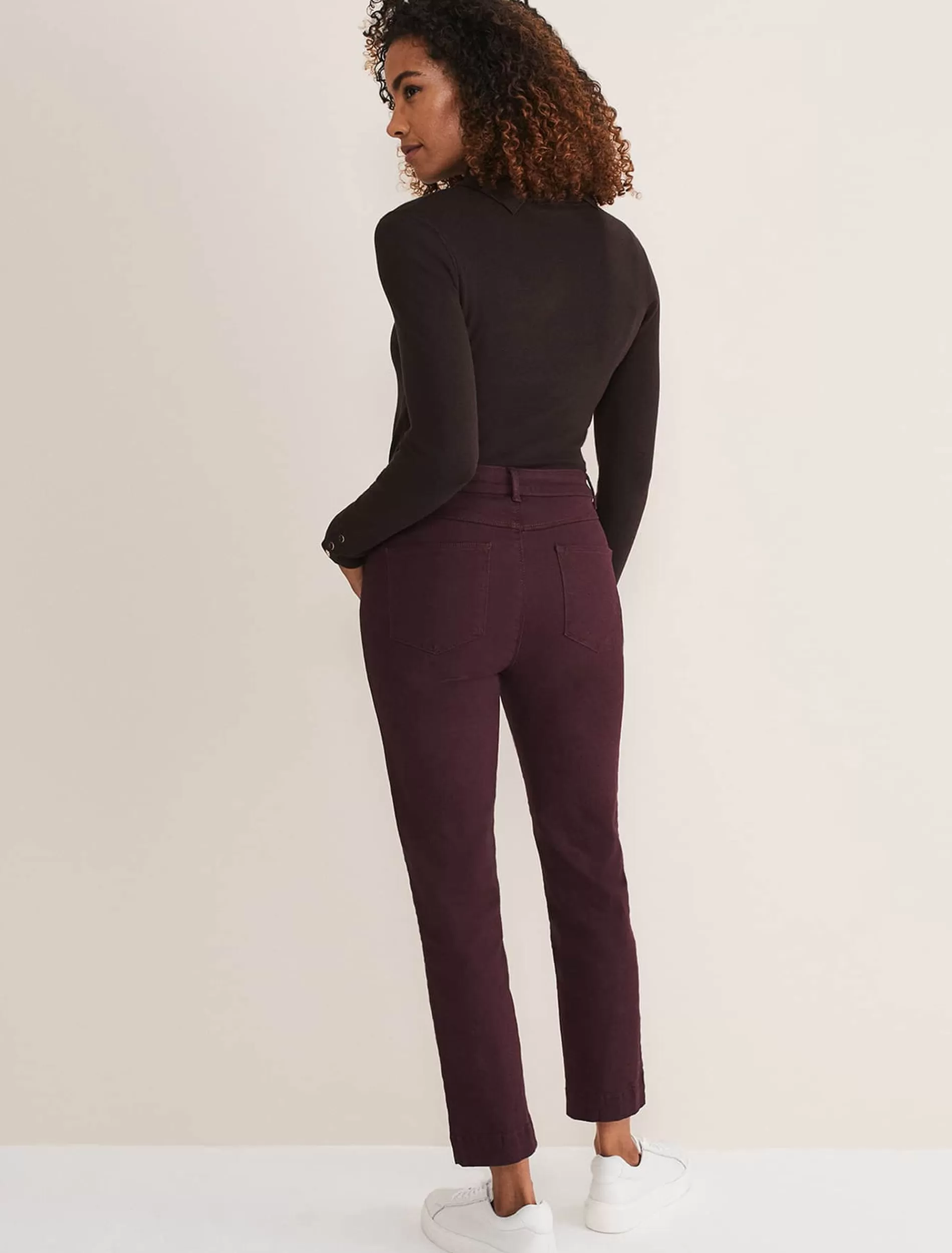 Phase Eight Ocha Straight Leg Jeans Berry Flash Sale