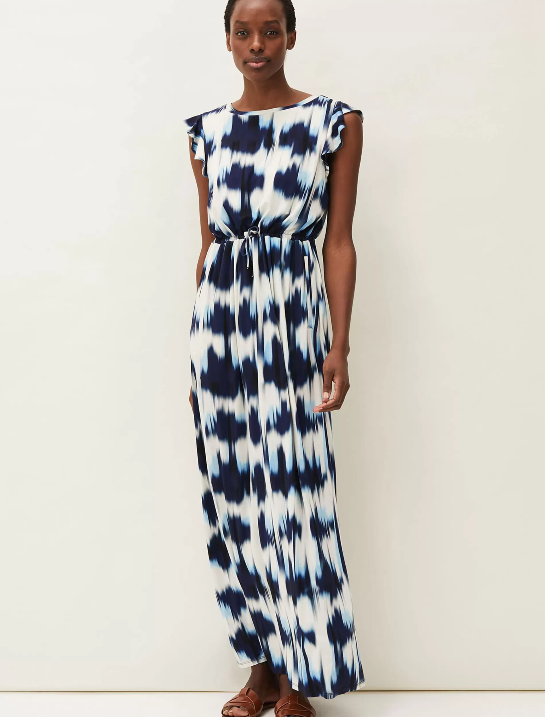 Phase Eight Olivia Tie-Dye Maxi Dress Blue Shop