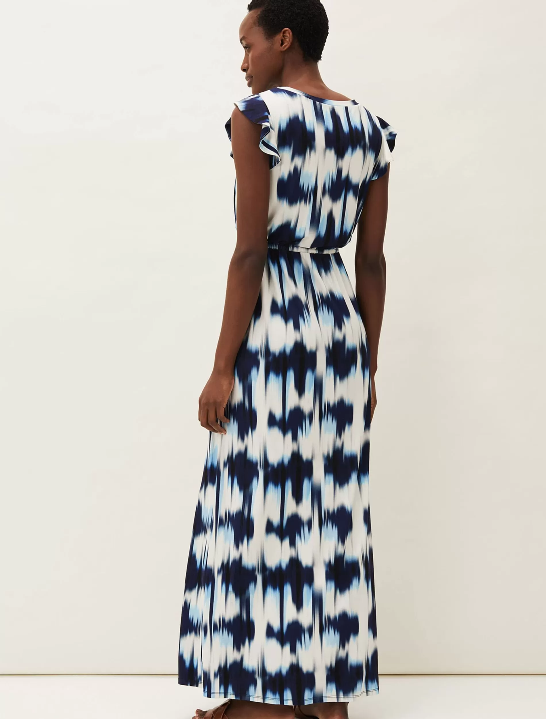 Phase Eight Olivia Tie-Dye Maxi Dress Blue Shop