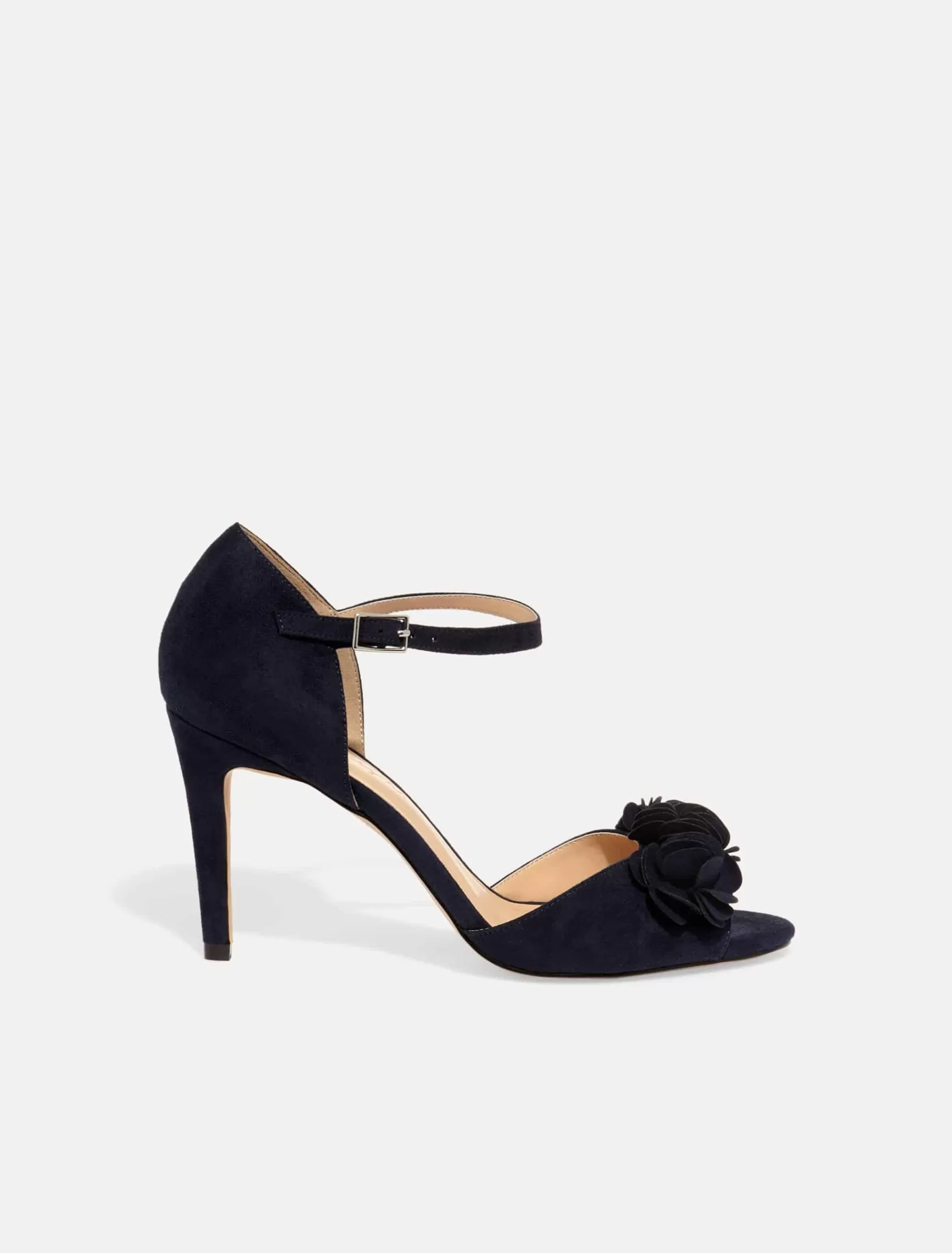 Phase Eight Ophelia Flower Trim Sandals Navy Online