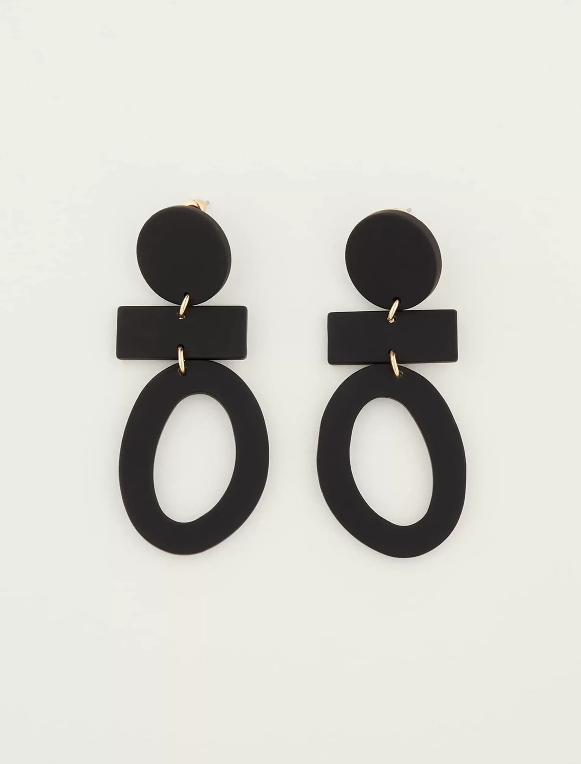 Phase Eight Painted Abstract Drop Earring Black Online