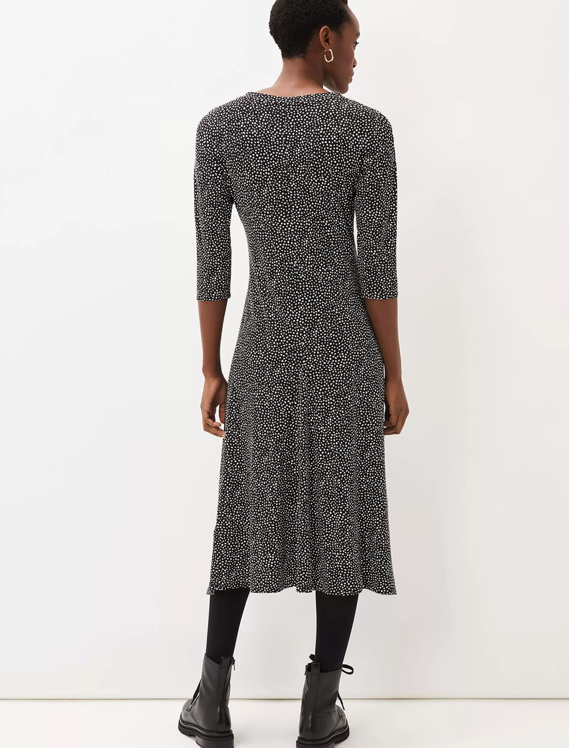 Phase Eight Paris Spot Print Dress Multi-Coloured Discount