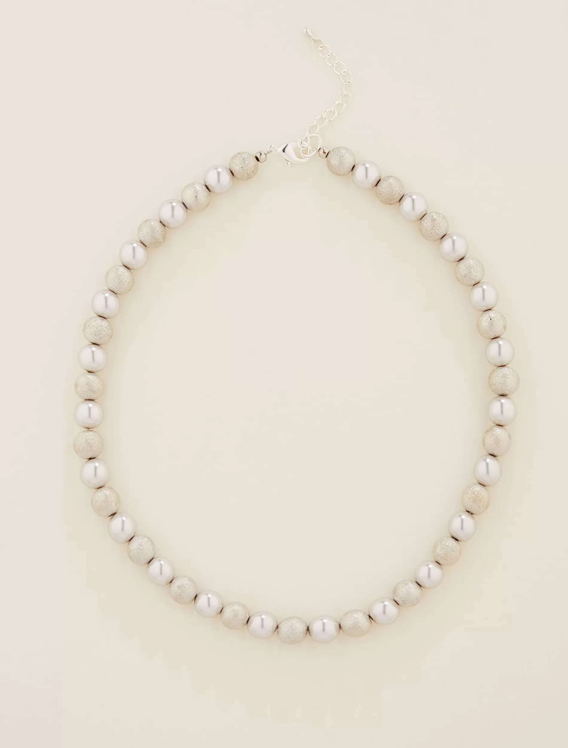 Phase Eight Pearl And Bead Necklace Silver Online
