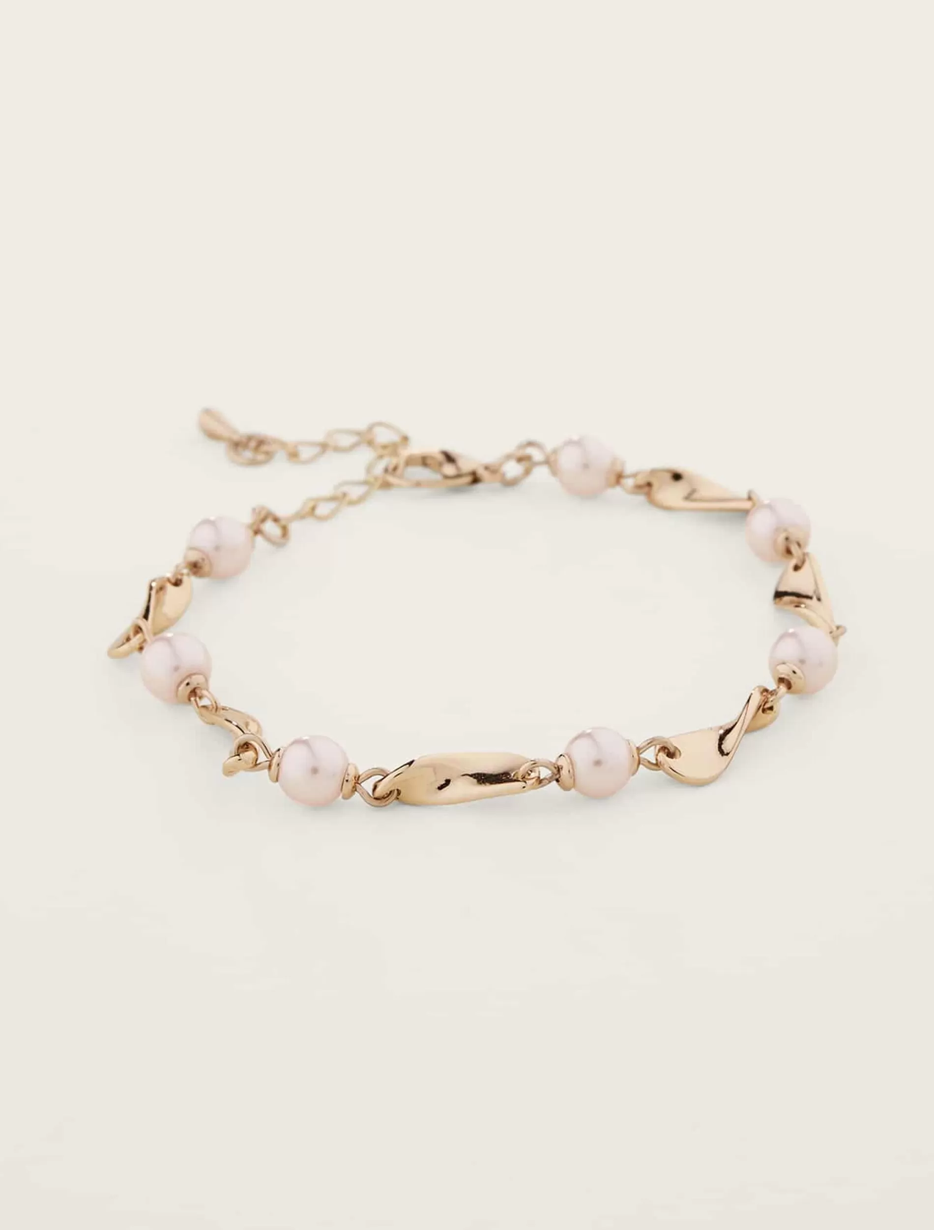 Phase Eight Pearl And Twist Bracelet Gold Store
