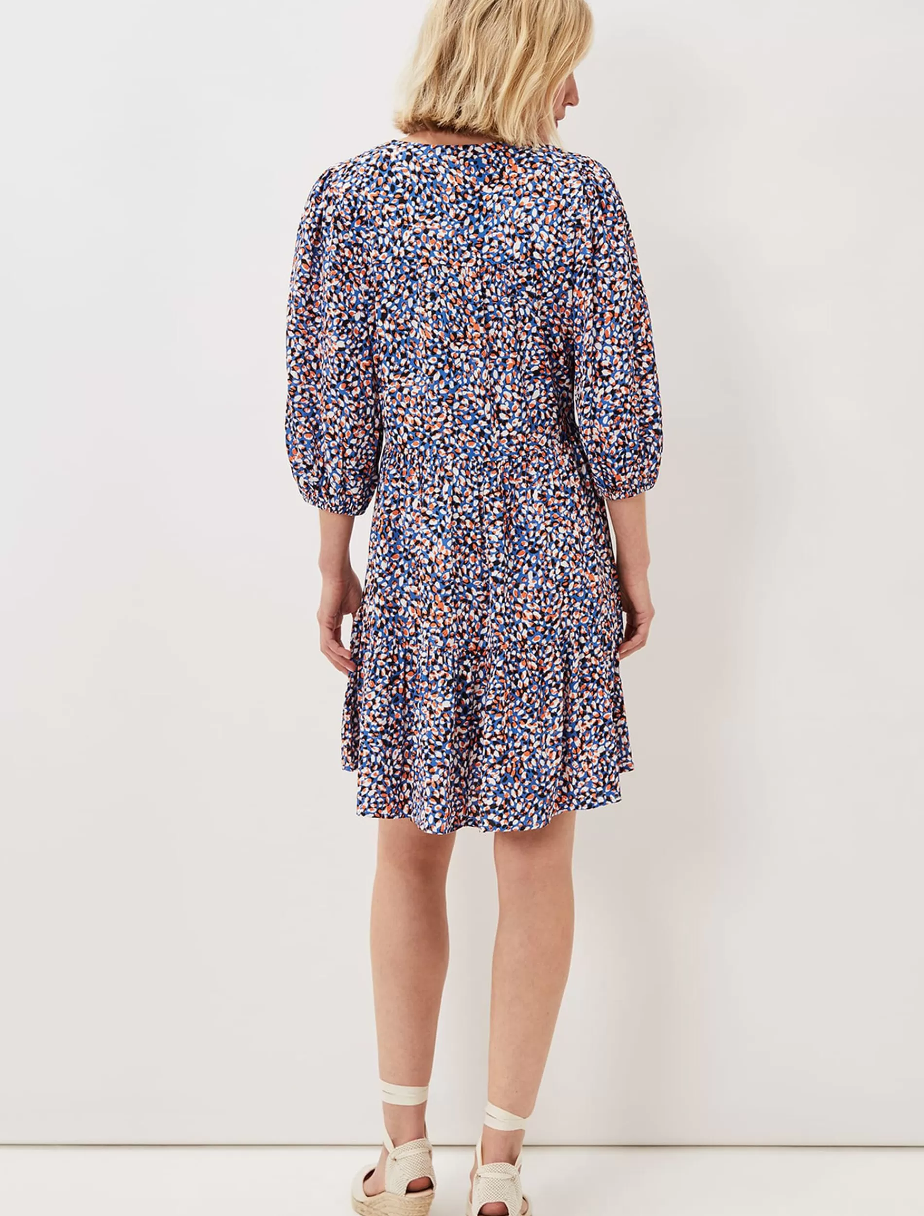 Phase Eight Penele Dotty Print Short Dress Multi-Coloured Outlet