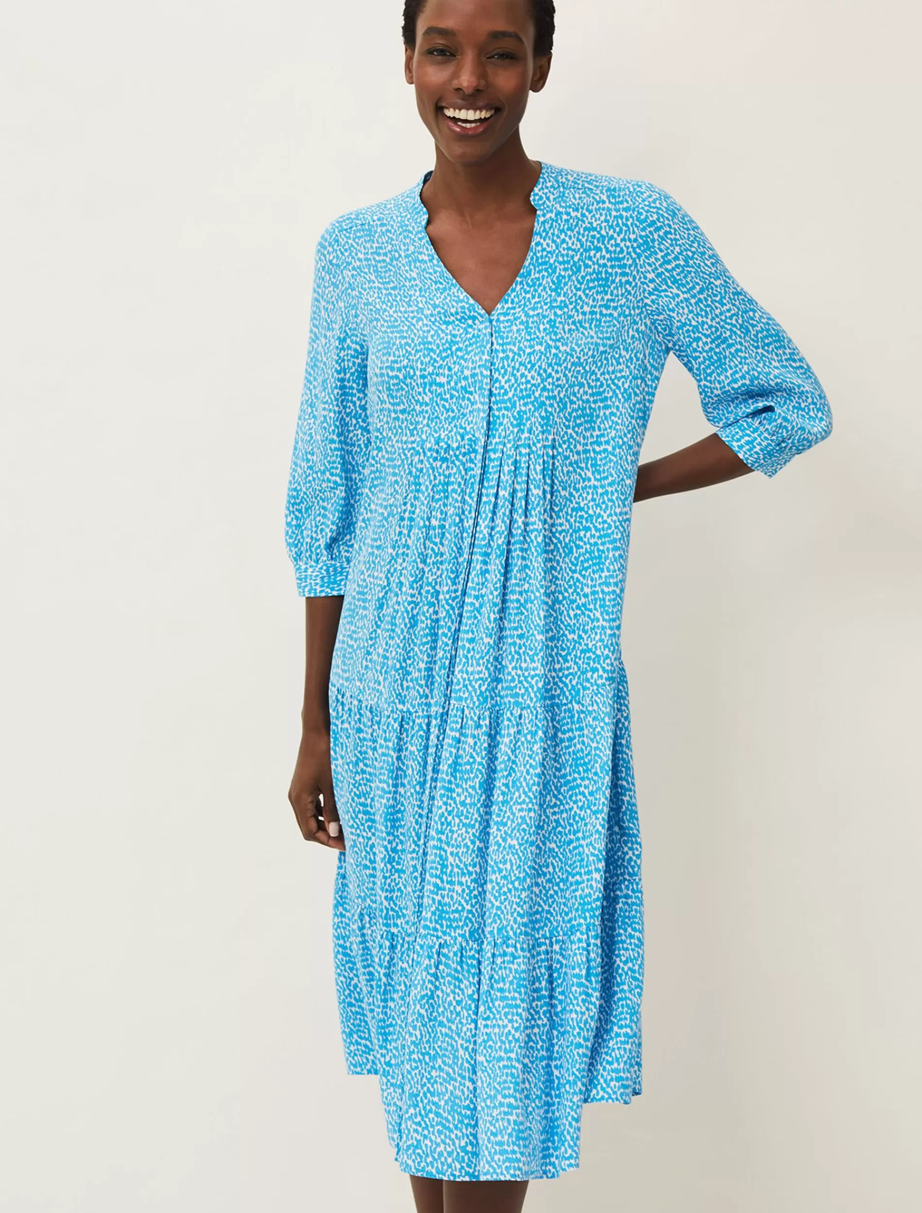 Phase Eight Penele Midi Dress Kingfisher Best