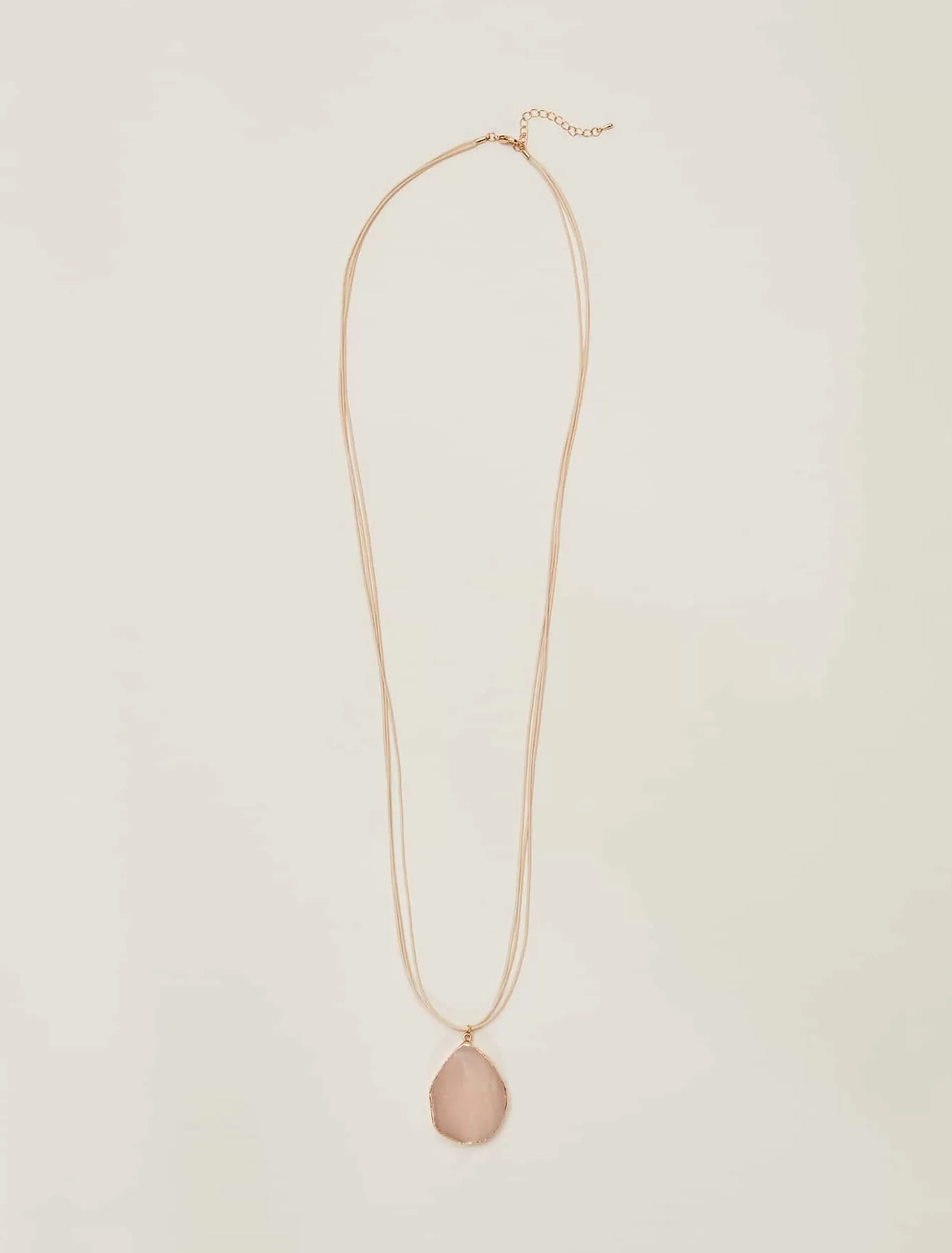 Phase Eight Penza Stone Necklace Pink Online